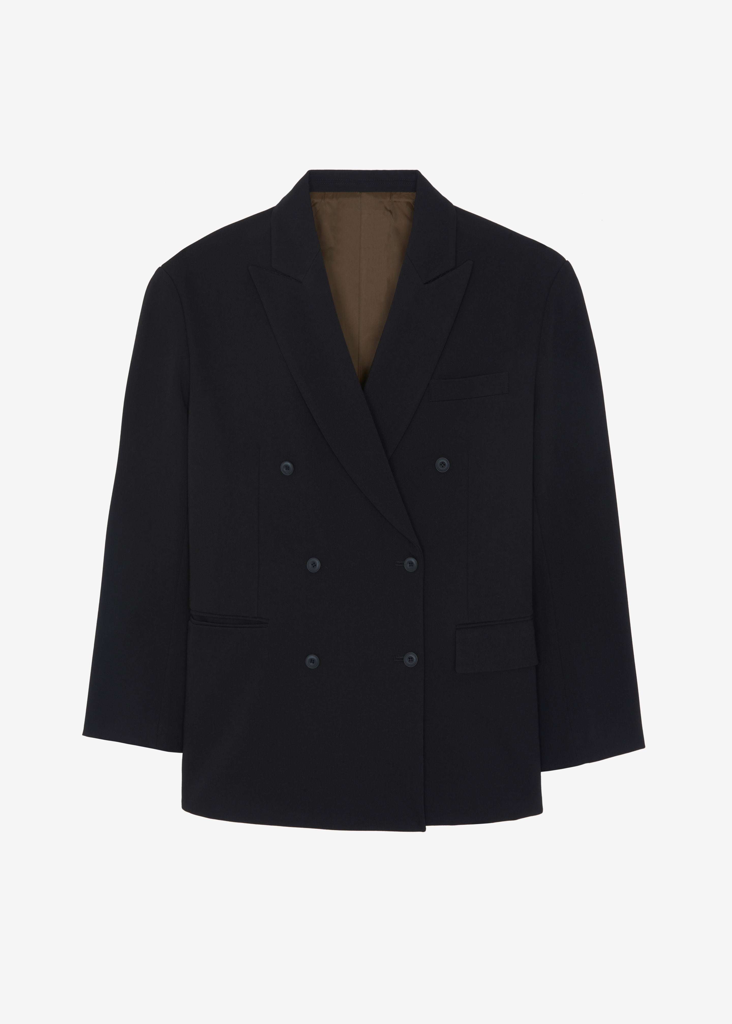 Kelsey Double Breasted Blazer - Black - 10