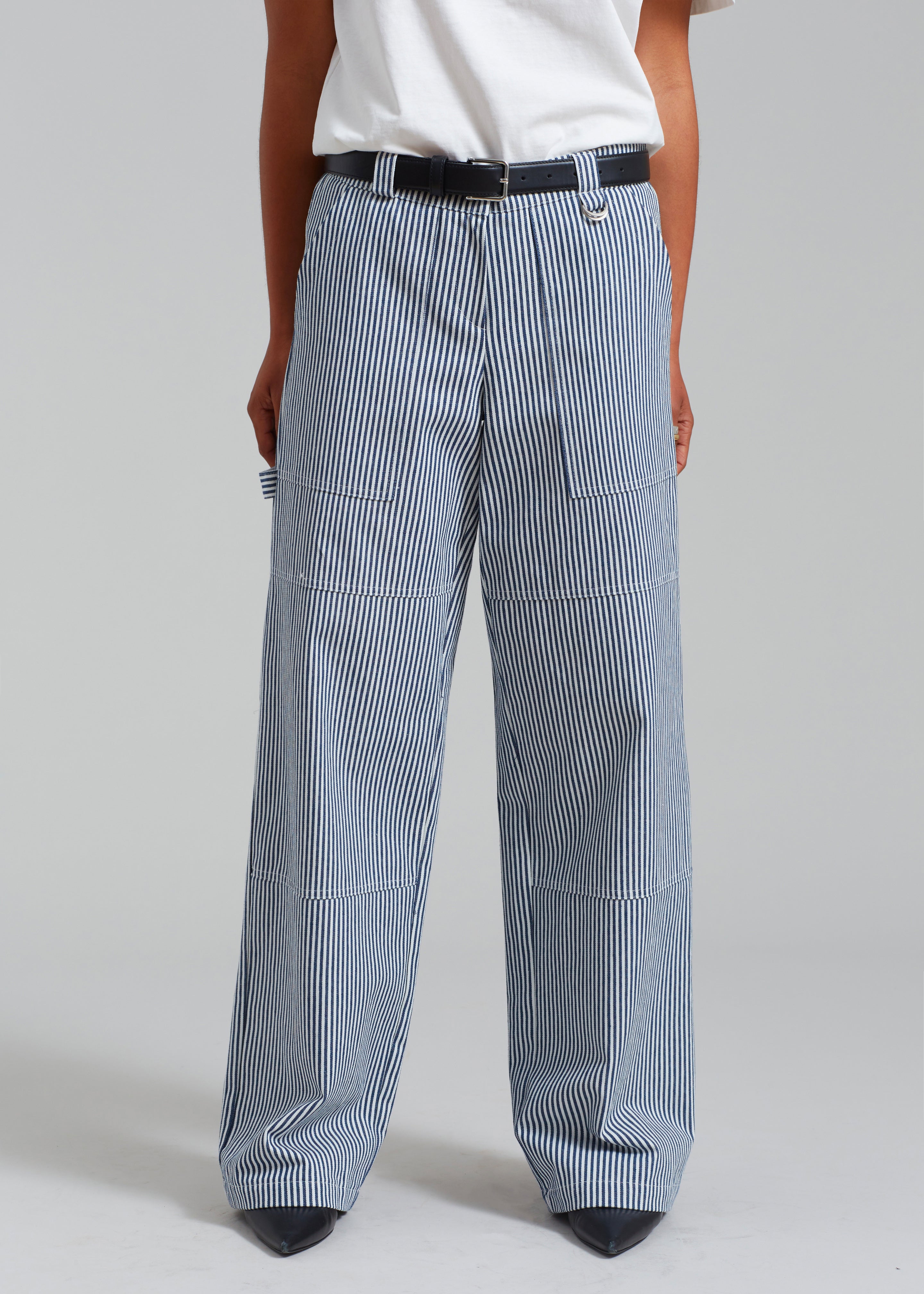 Kendall Pants - Blue Stripe - 7