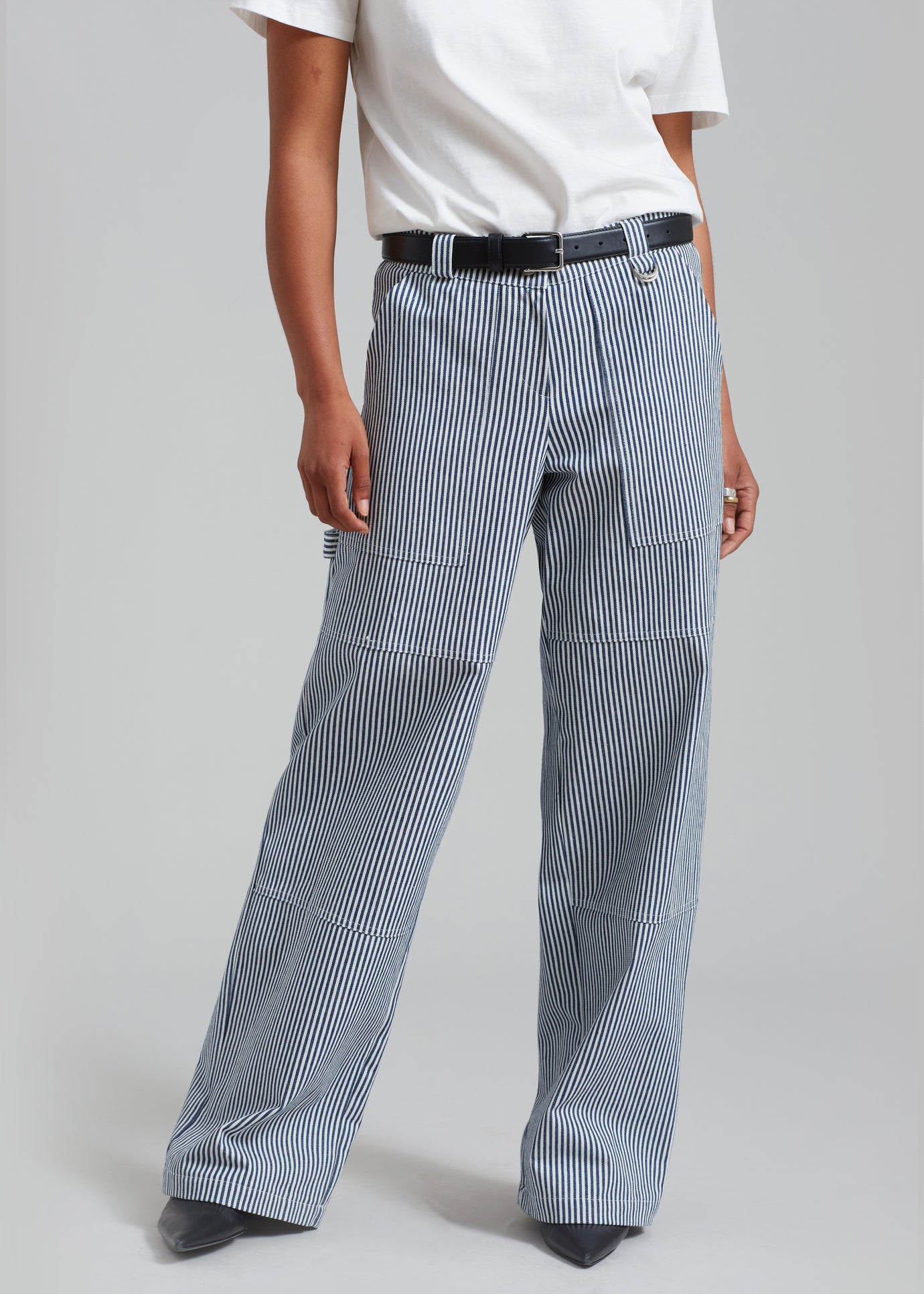 Kendall Pants - Blue Stripe - 1