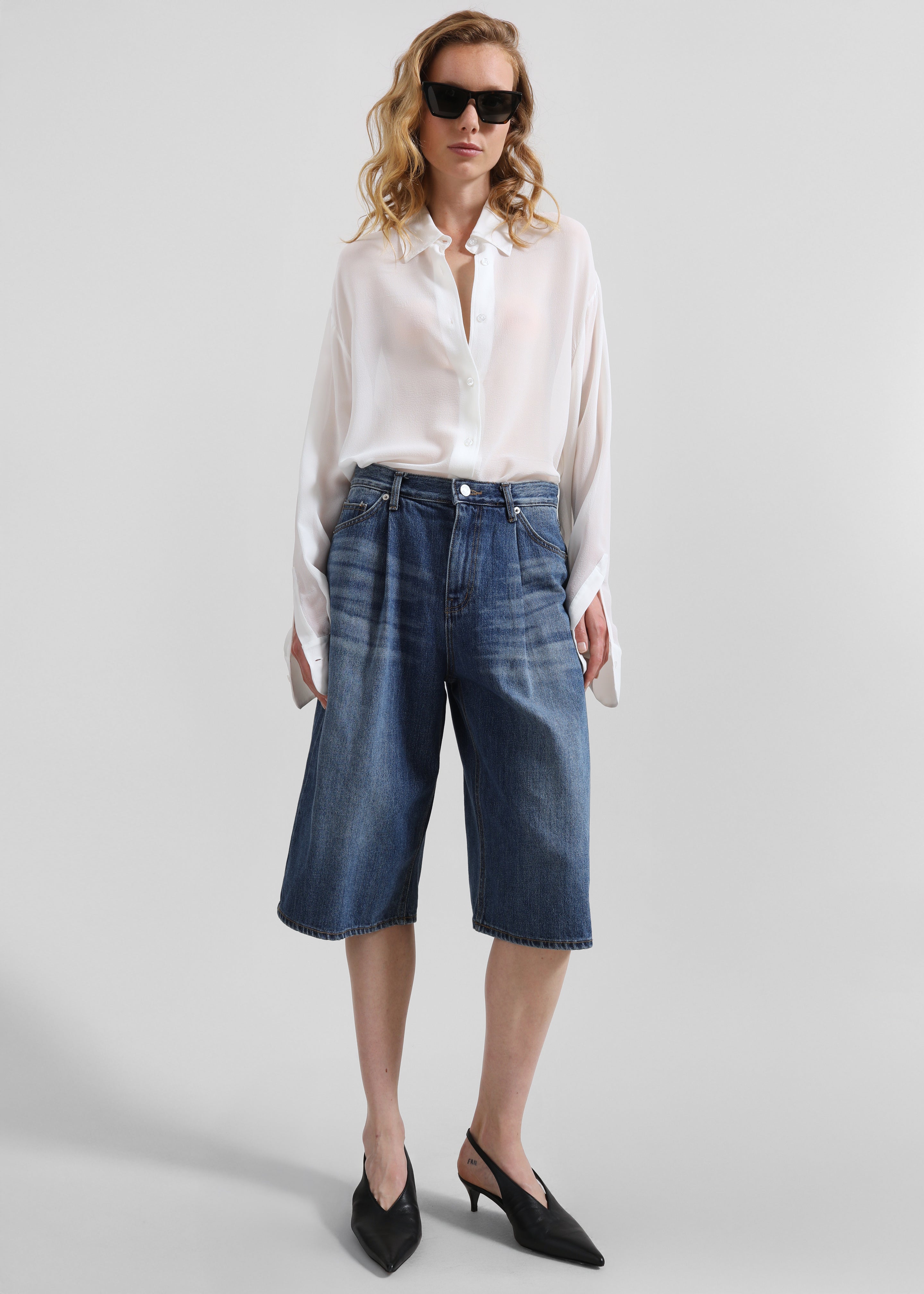Kendon Denim Bermuda Shorts - Medium Wash - 4
