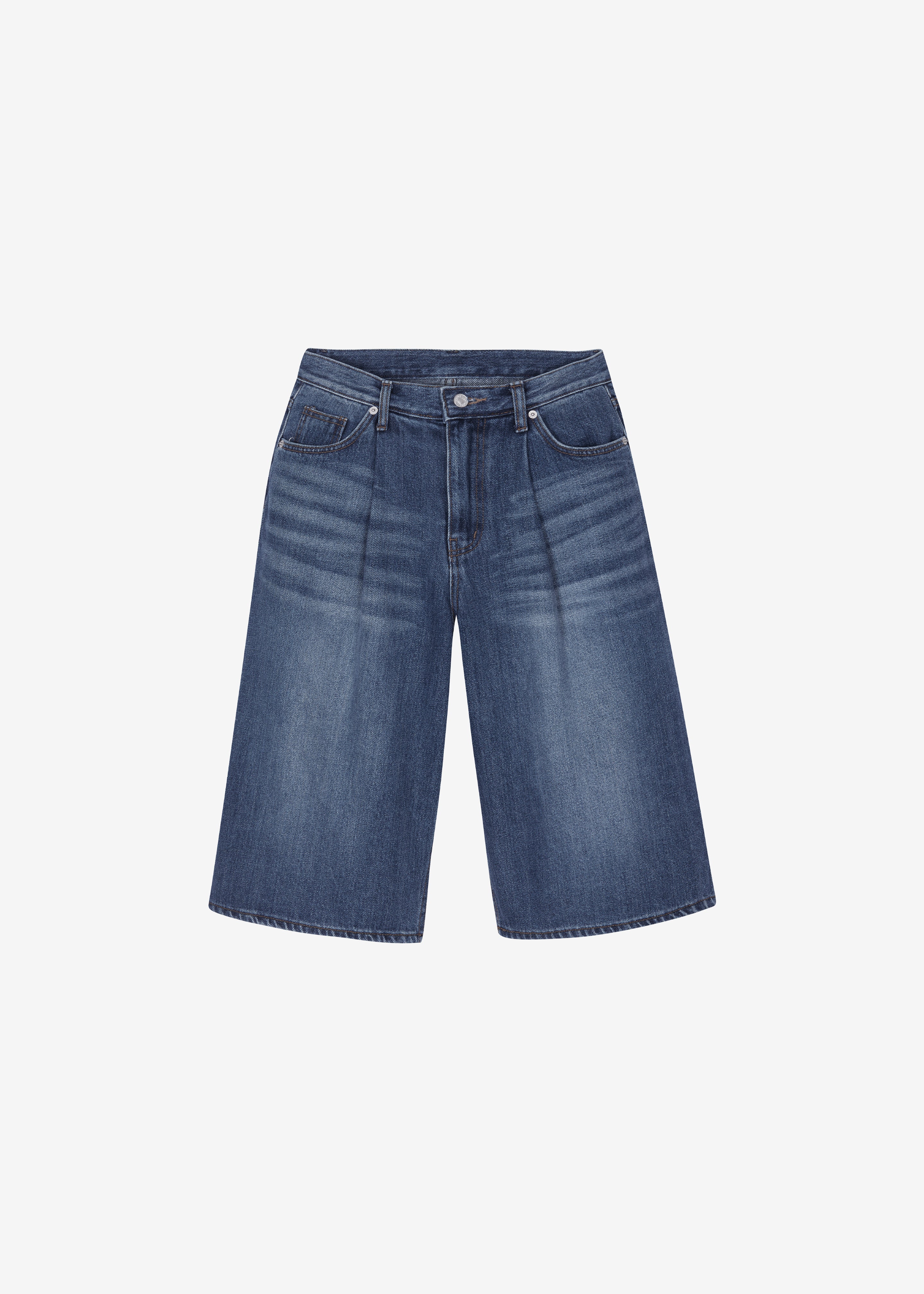 Kendon Denim Bermuda Shorts - Medium Wash - 6