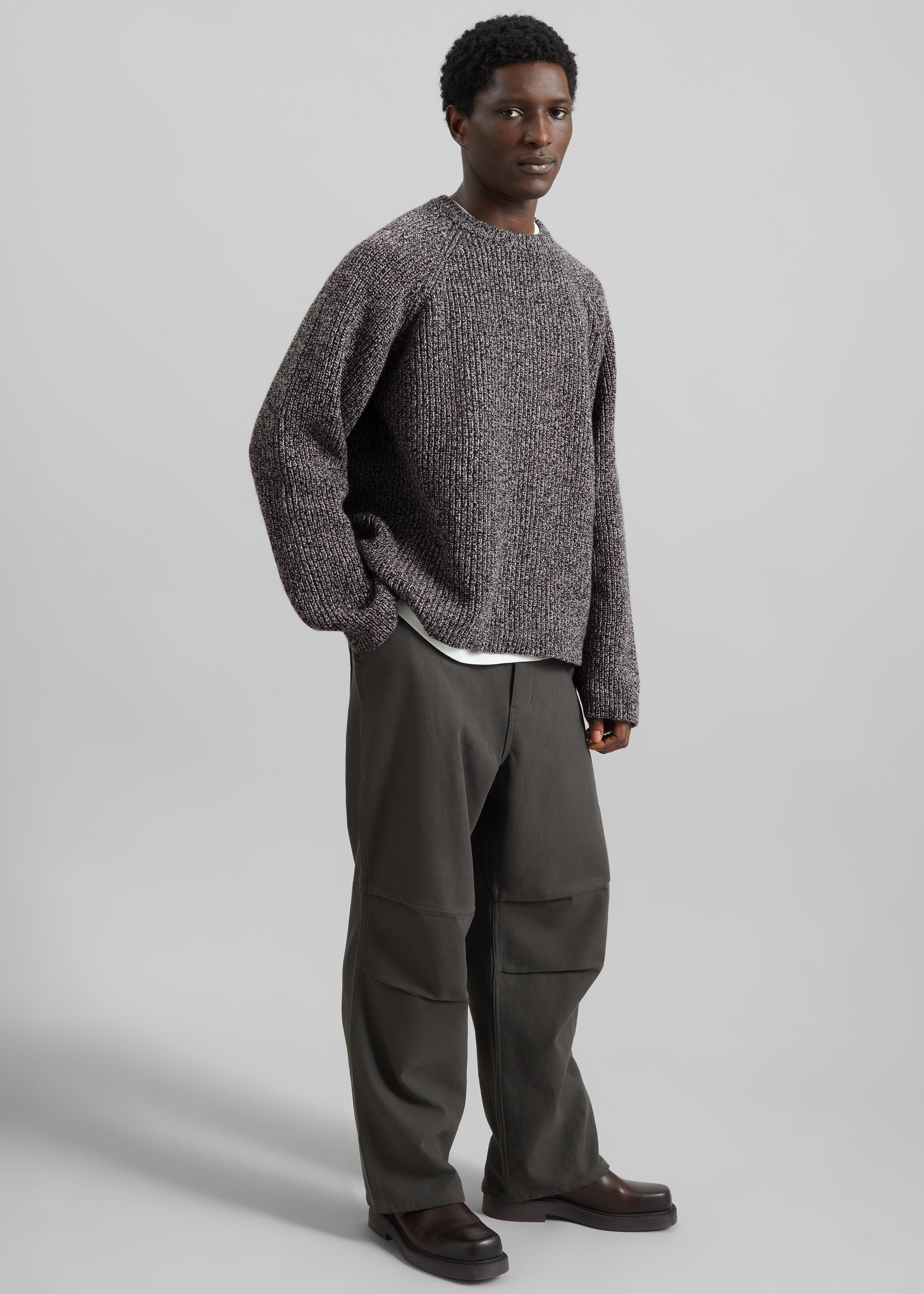 Kenton Cotton Pants - Charcoal - 6