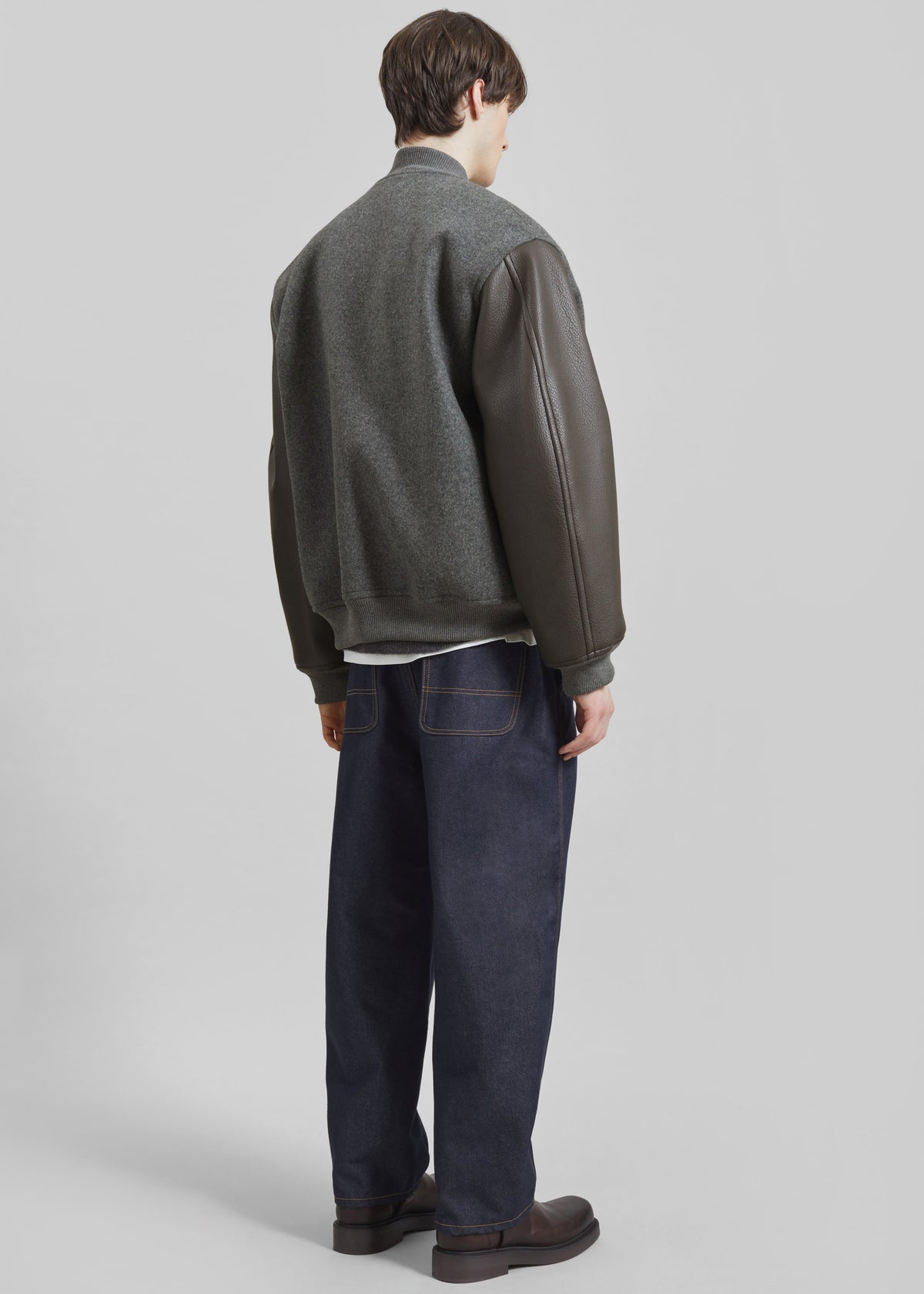 Kerava Oversized Bomber Jacket - Grey - 21