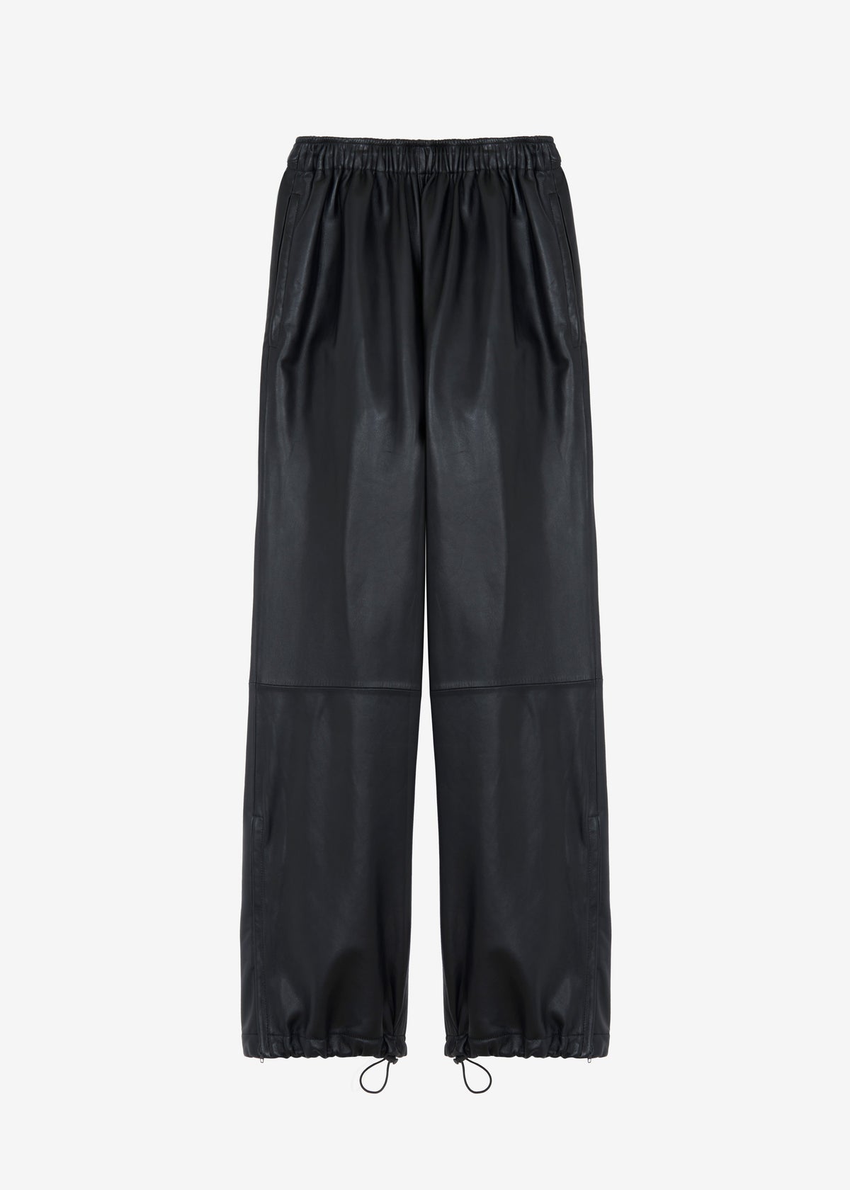 Kevin Leather Trousers - Black - 14