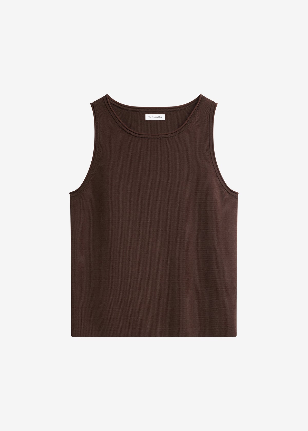 Kinna Knit Sleeveless Top - Brown - 8