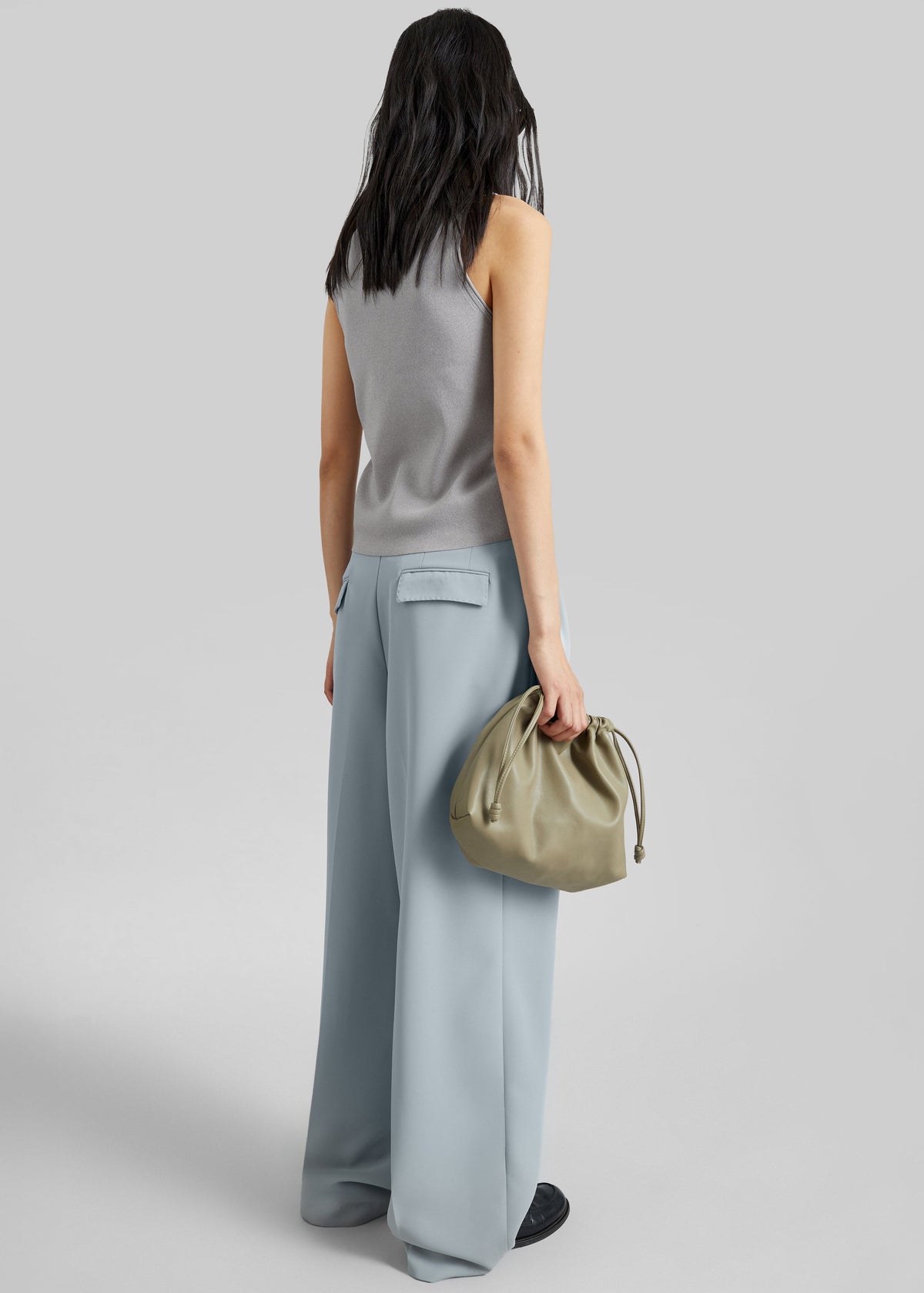 Kinna Knit Sleeveless Top - Grey - 7