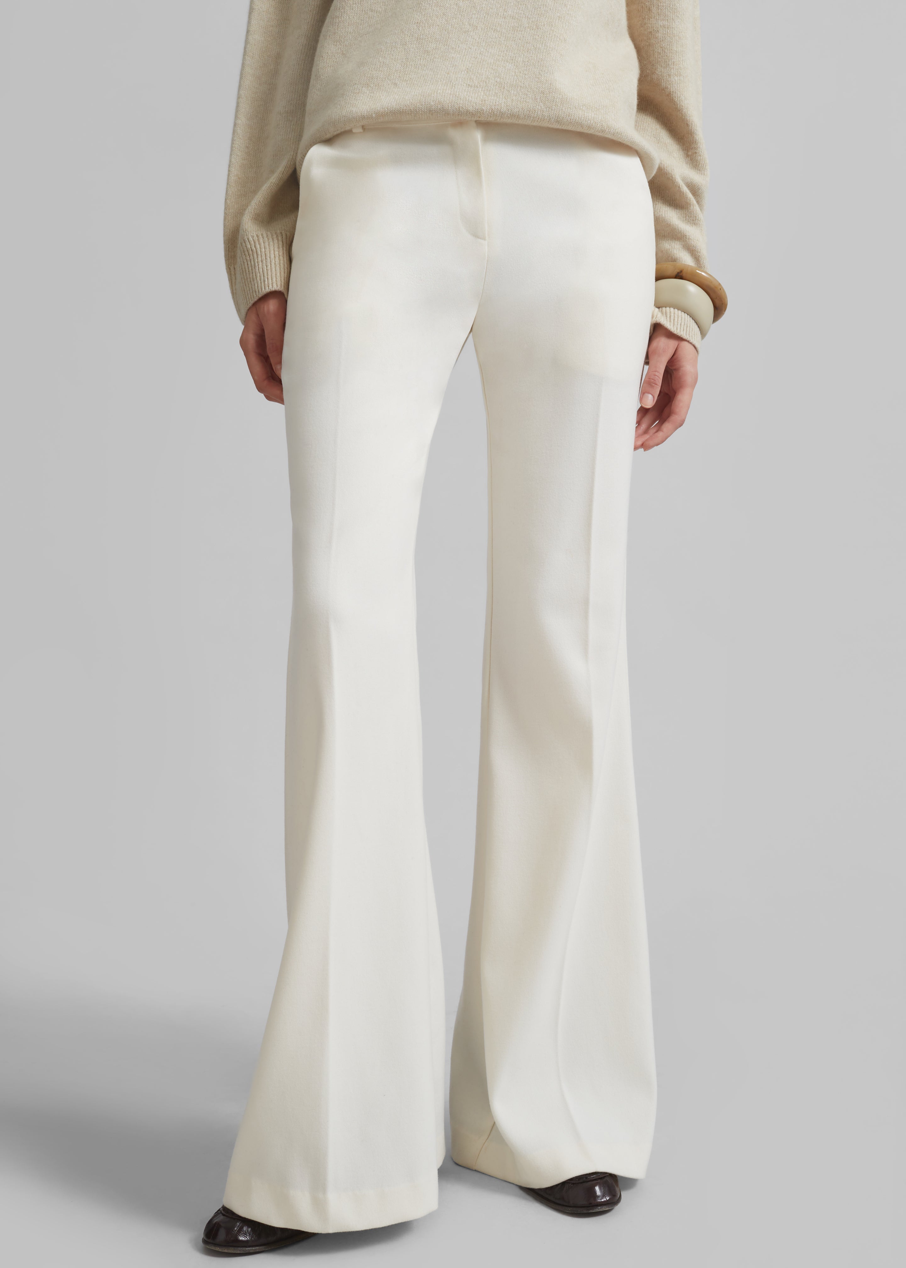 Kinsale Bootcut Pants - Ivory - 4