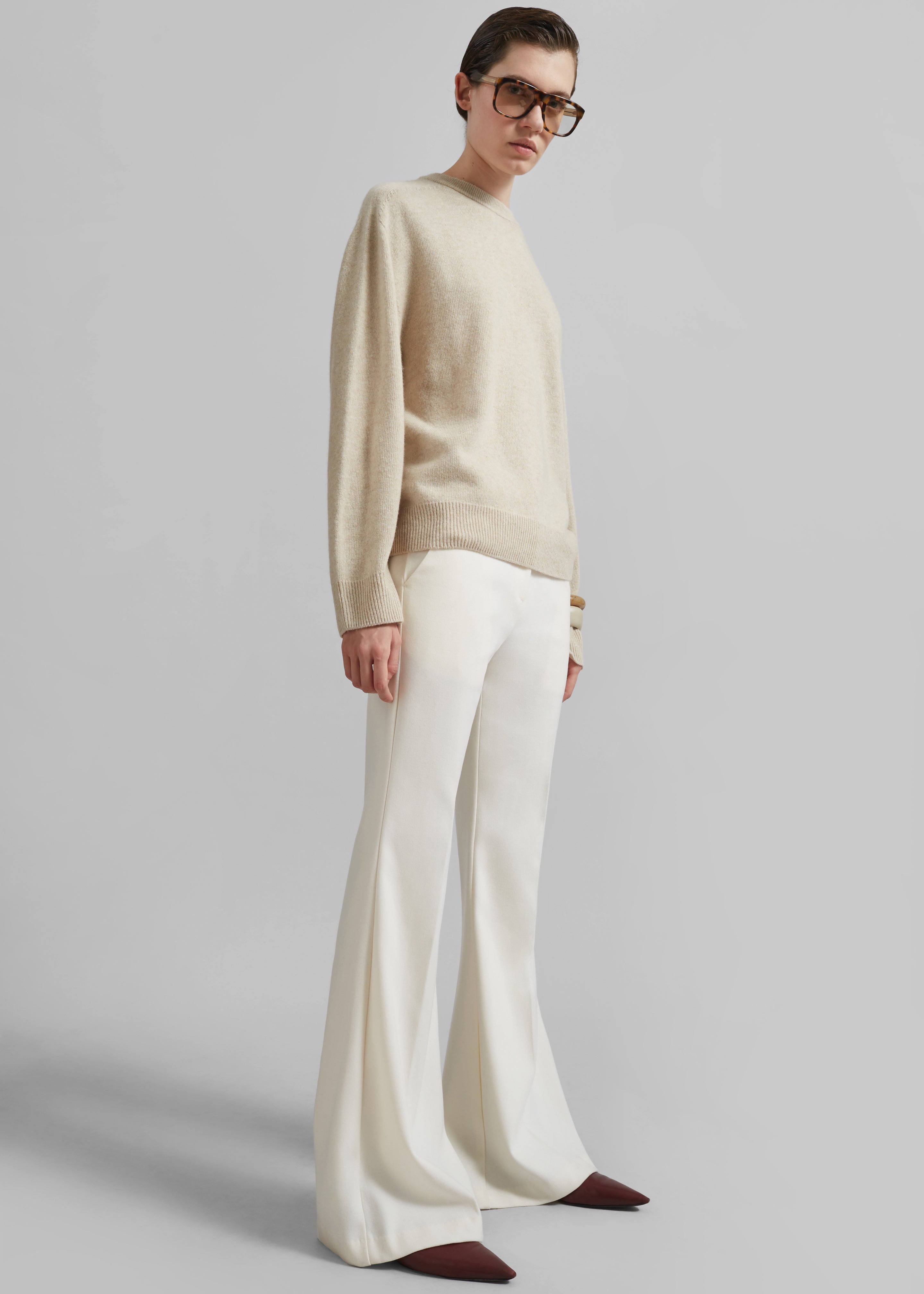 Kinsale Bootcut Pants - Ivory - 5