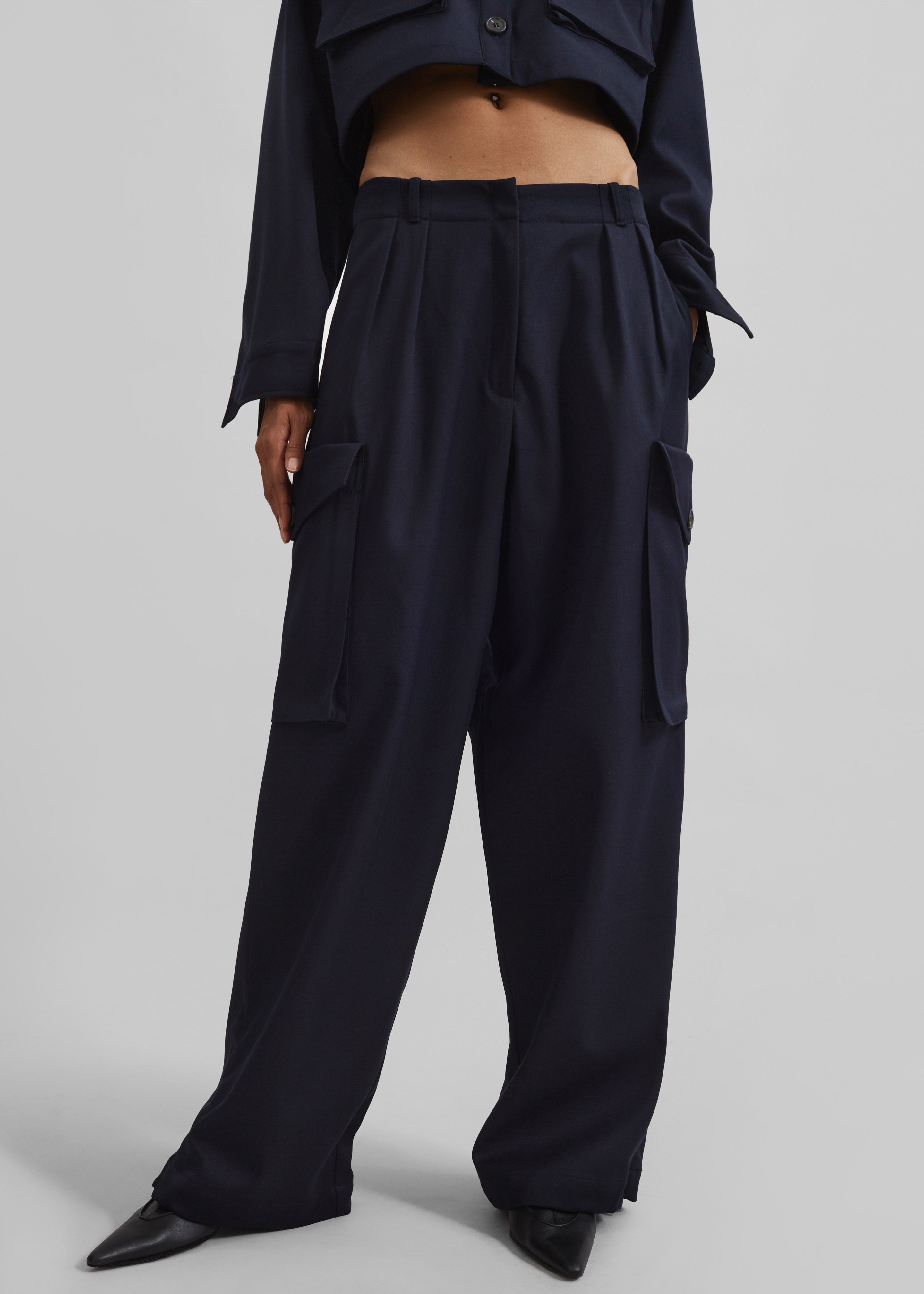 Kiora Cargo Pants - Navy - 4