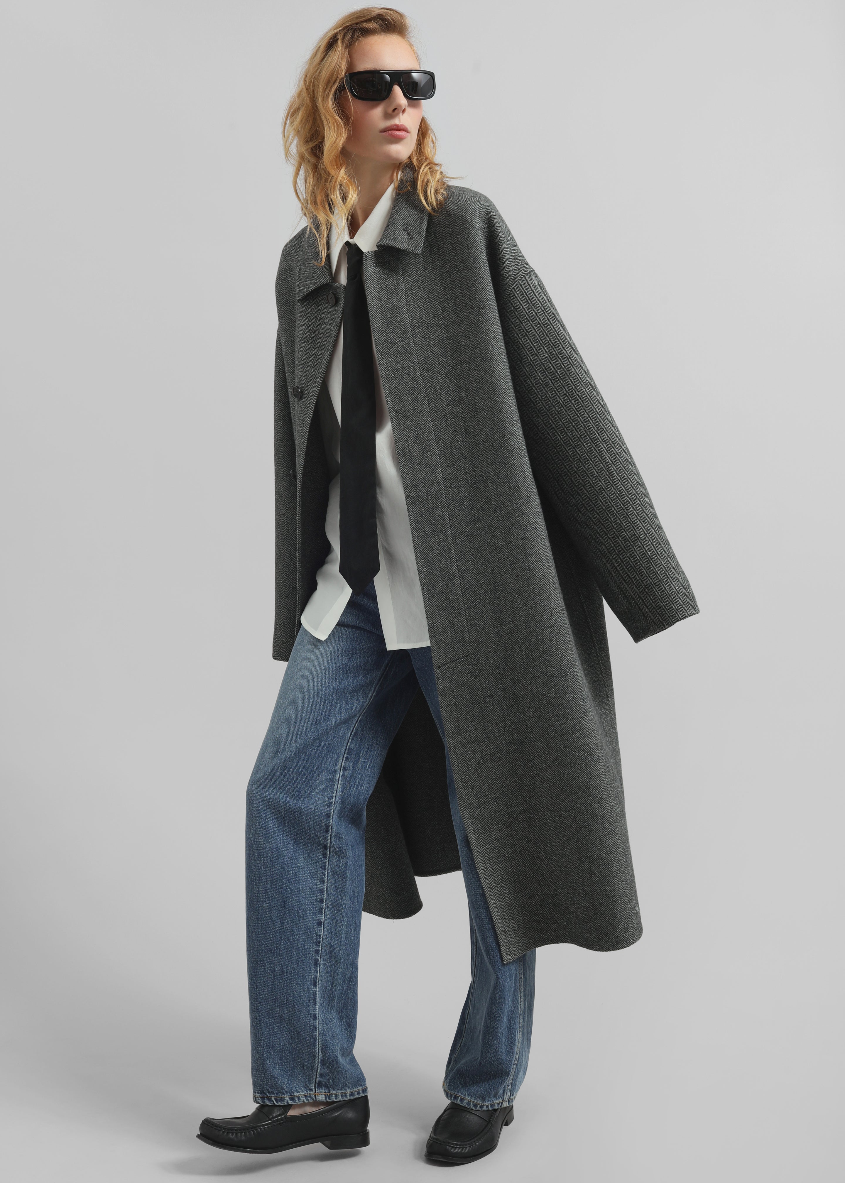 Knole Wool Coat - Grey – The Frankie Shop Europe