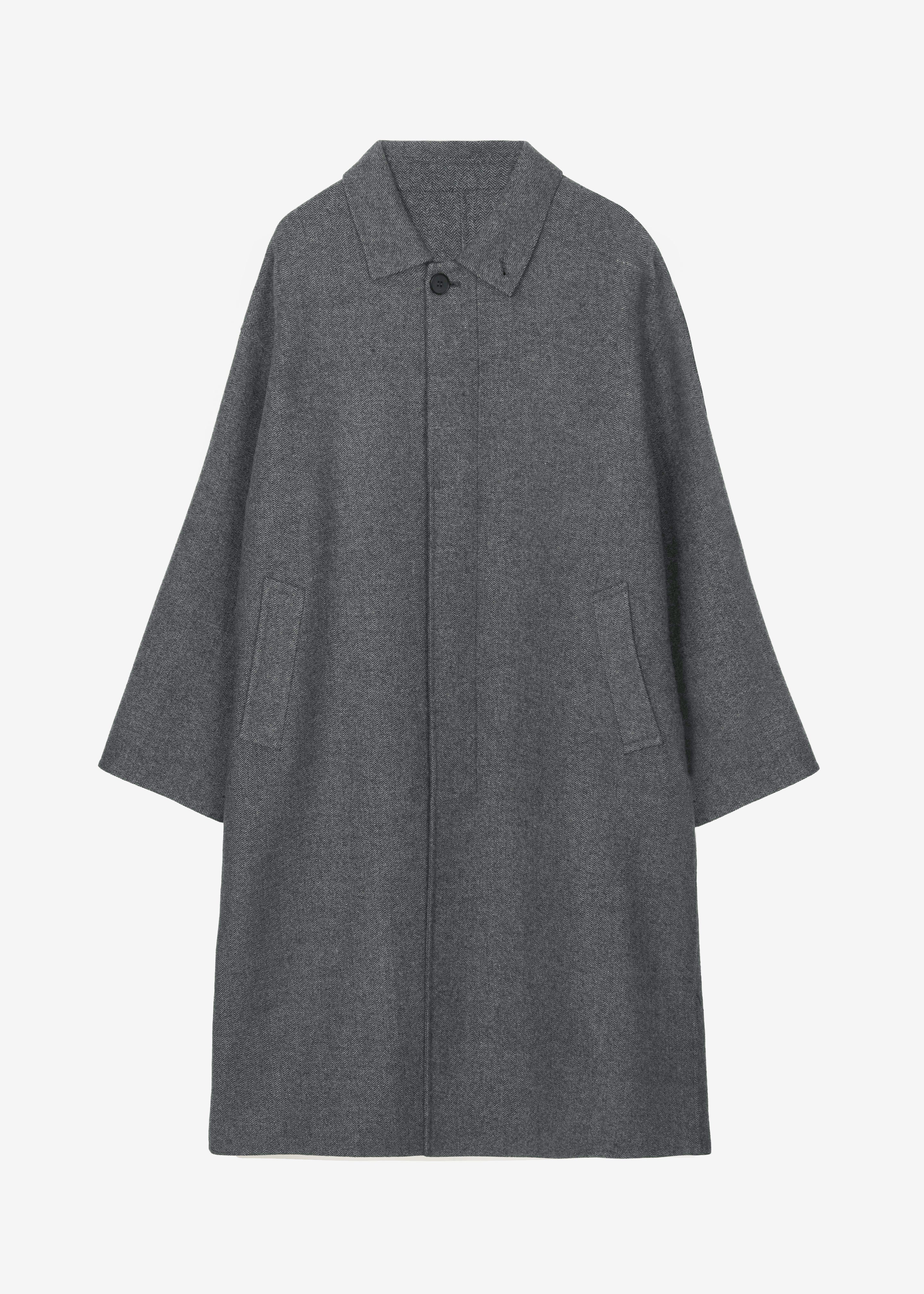 Knole Wool Coat - Grey – The Frankie Shop Europe