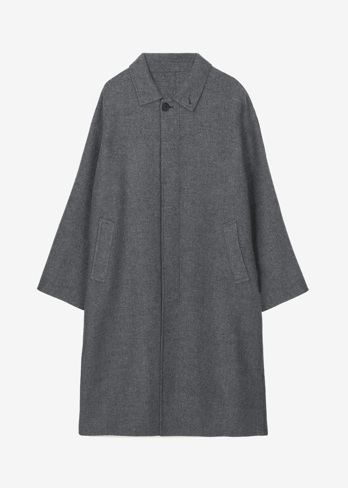 Knole Wool Coat - Grey - 10