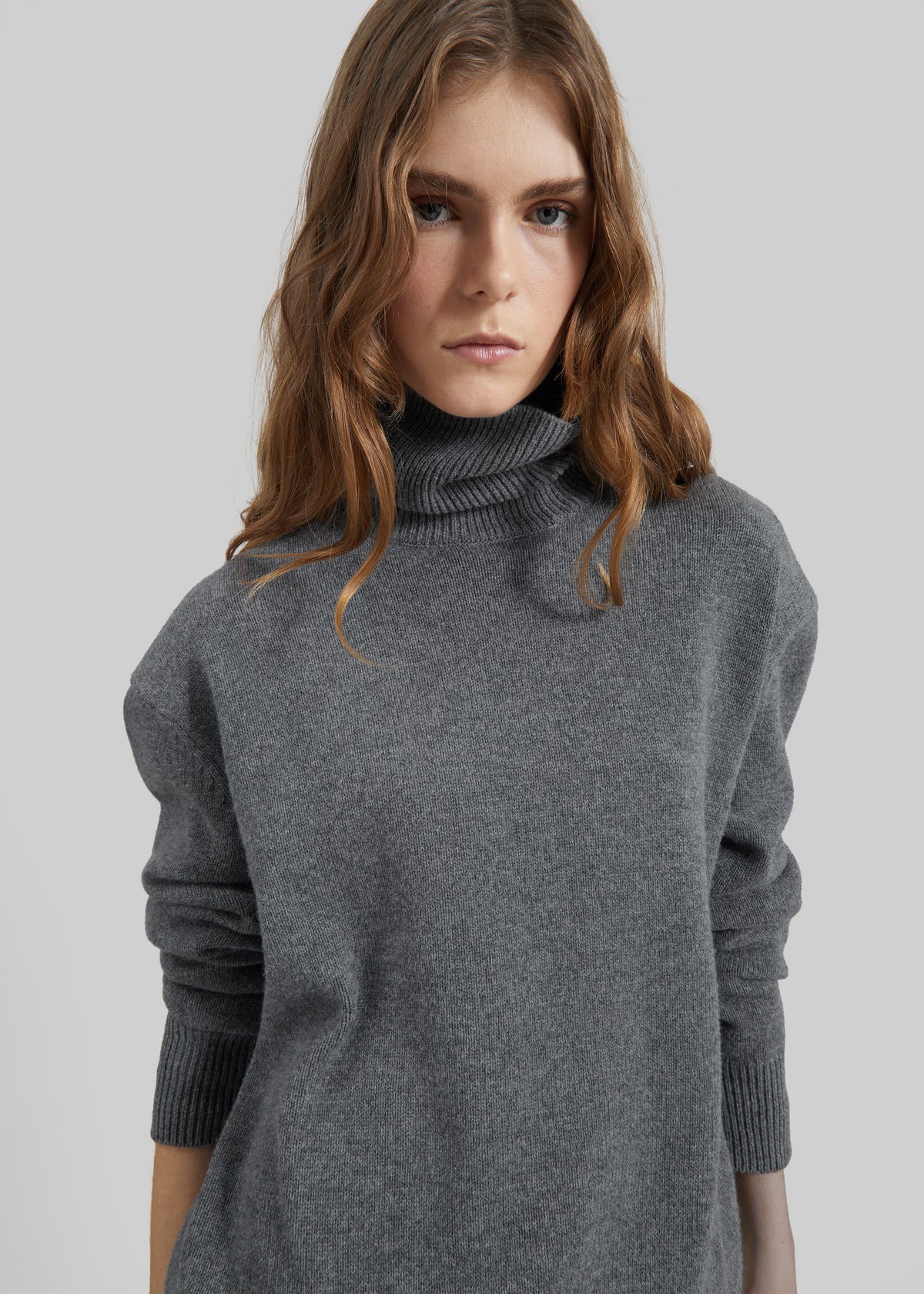 Koler Padded Knit Turtleneck - Dark Grey - 2