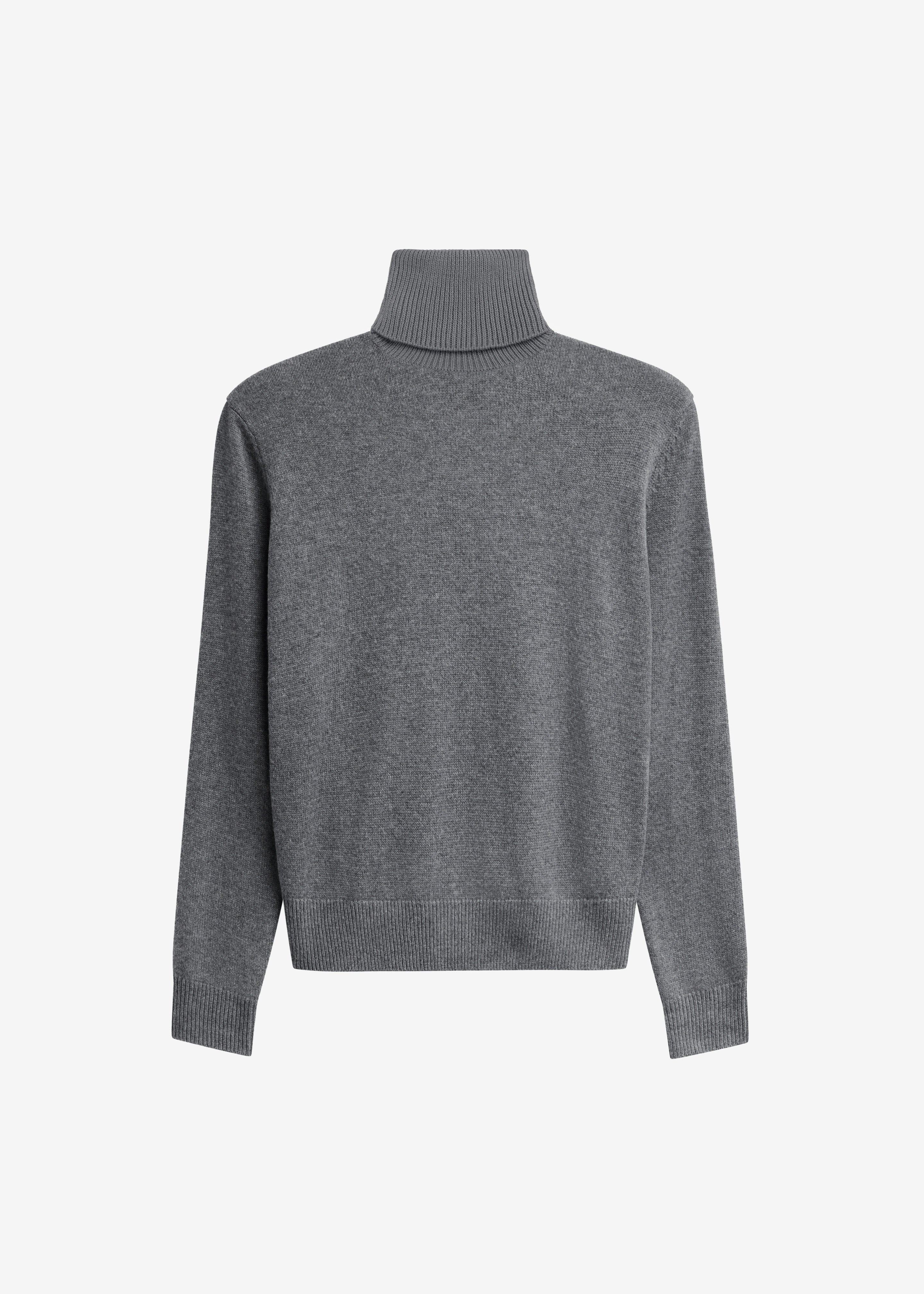 Koler Padded Knit Turtleneck - Dark Grey - 11