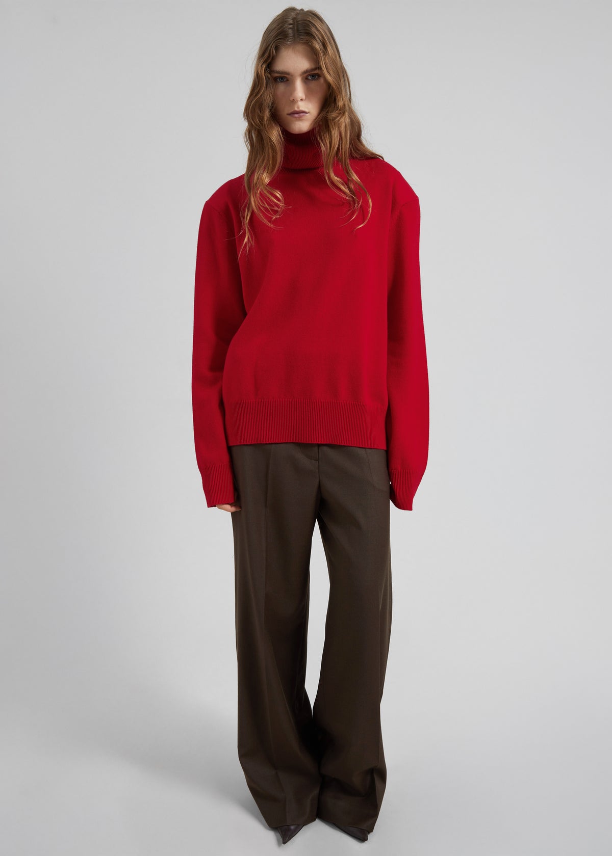 Koler Padded Knit Turtleneck - Red - 4