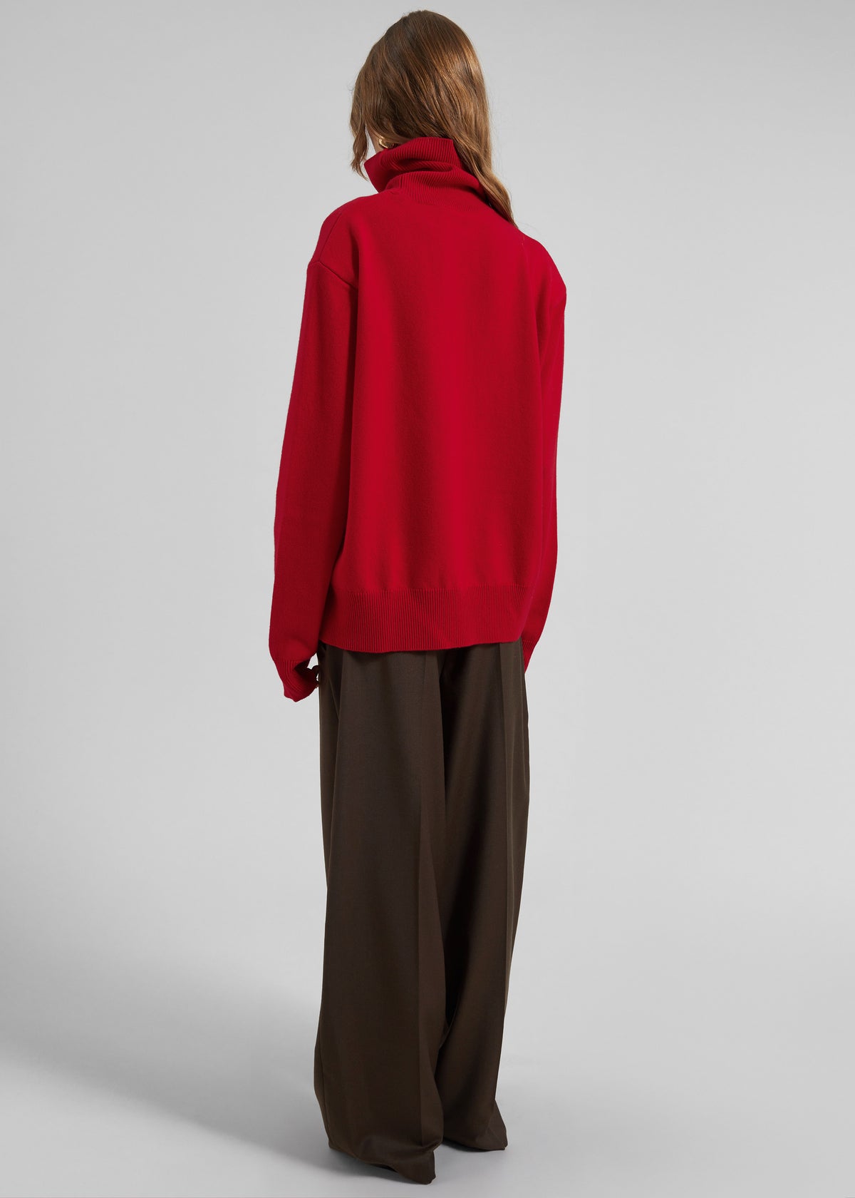 Koler Padded Knit Turtleneck - Red - 6