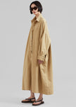 Kason Oversized Shirt Dress - Sahara