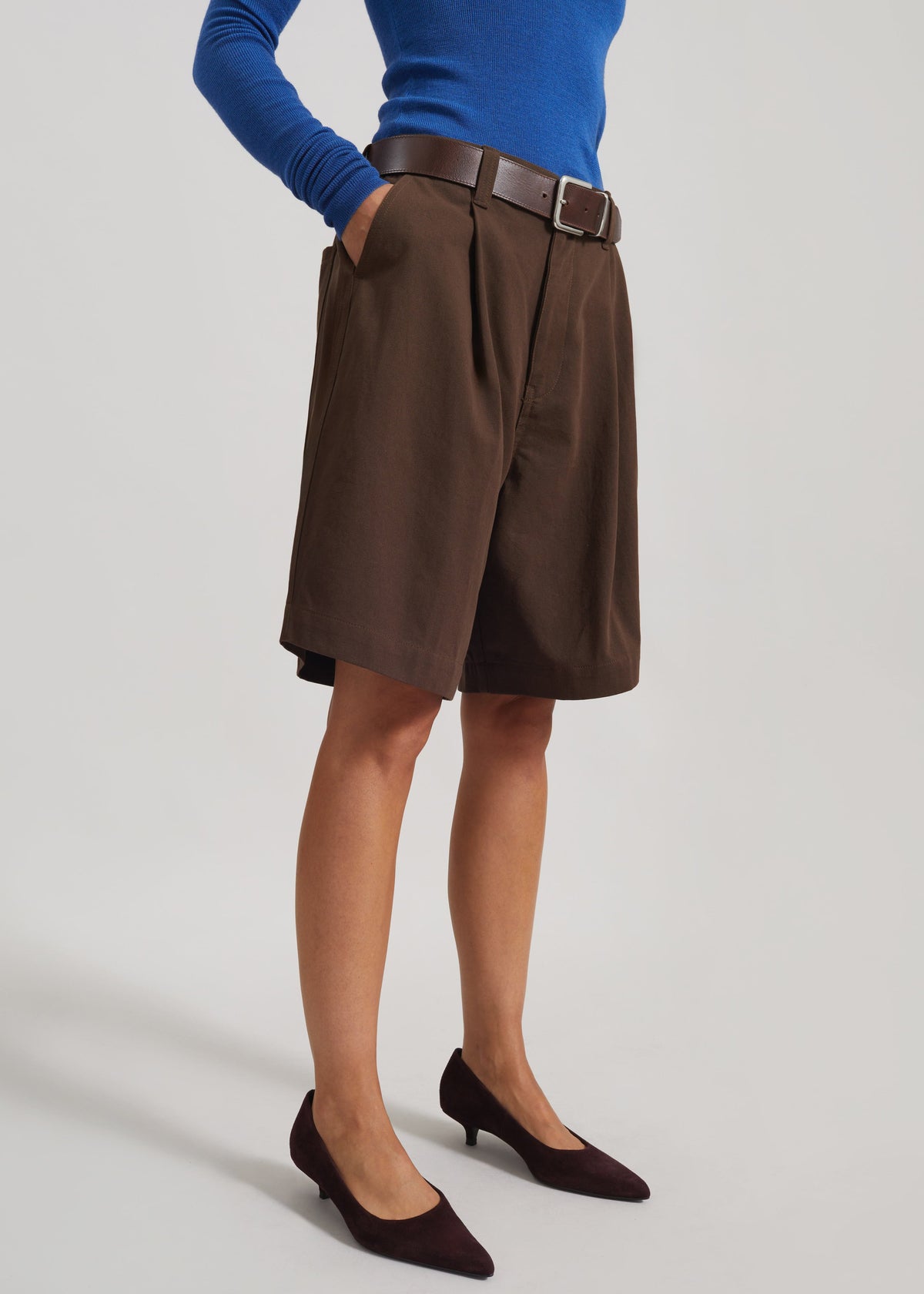 Lambeth Bermuda Shorts - Brown - 6