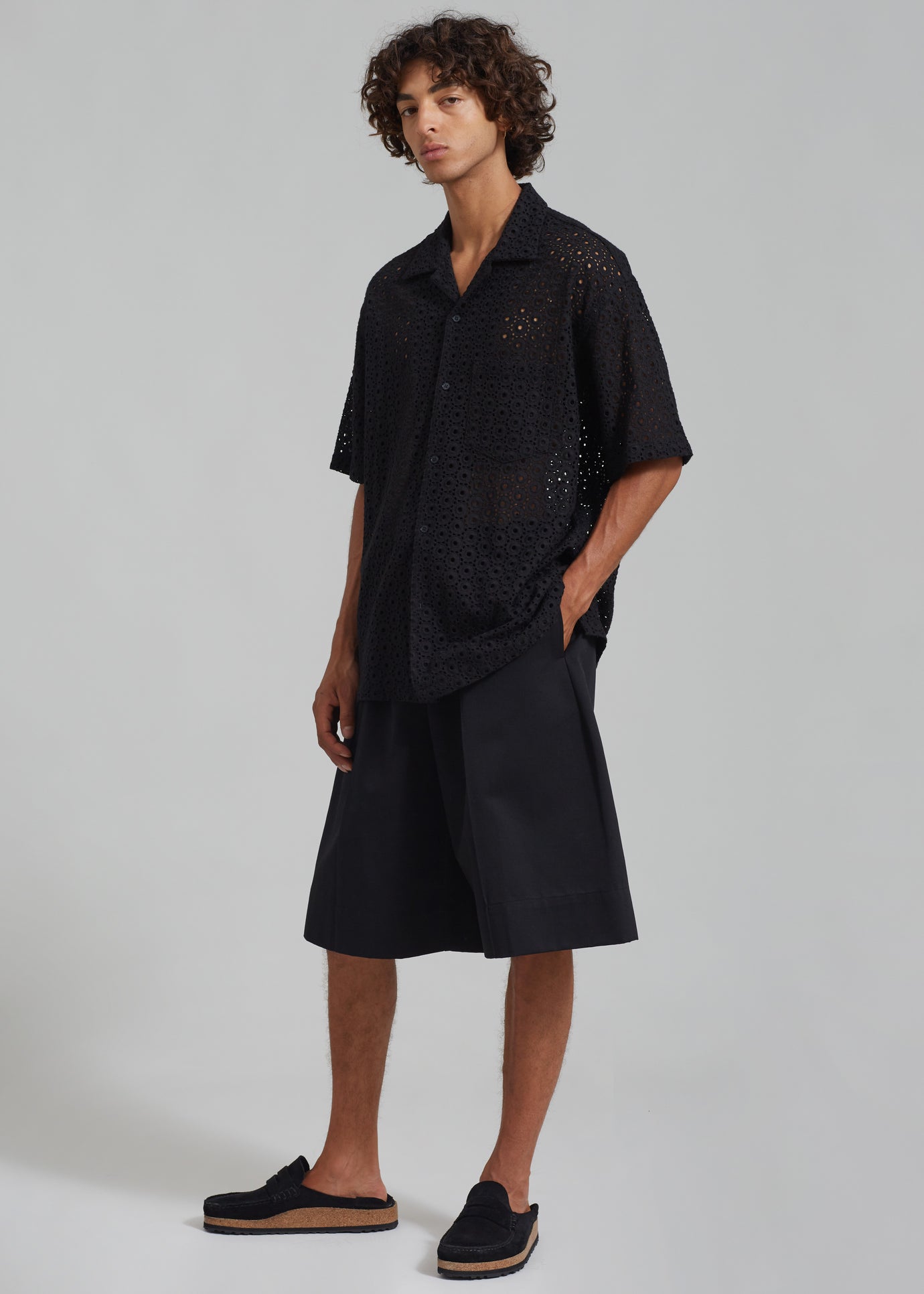 Landon Short Sleeve Shirt - Black