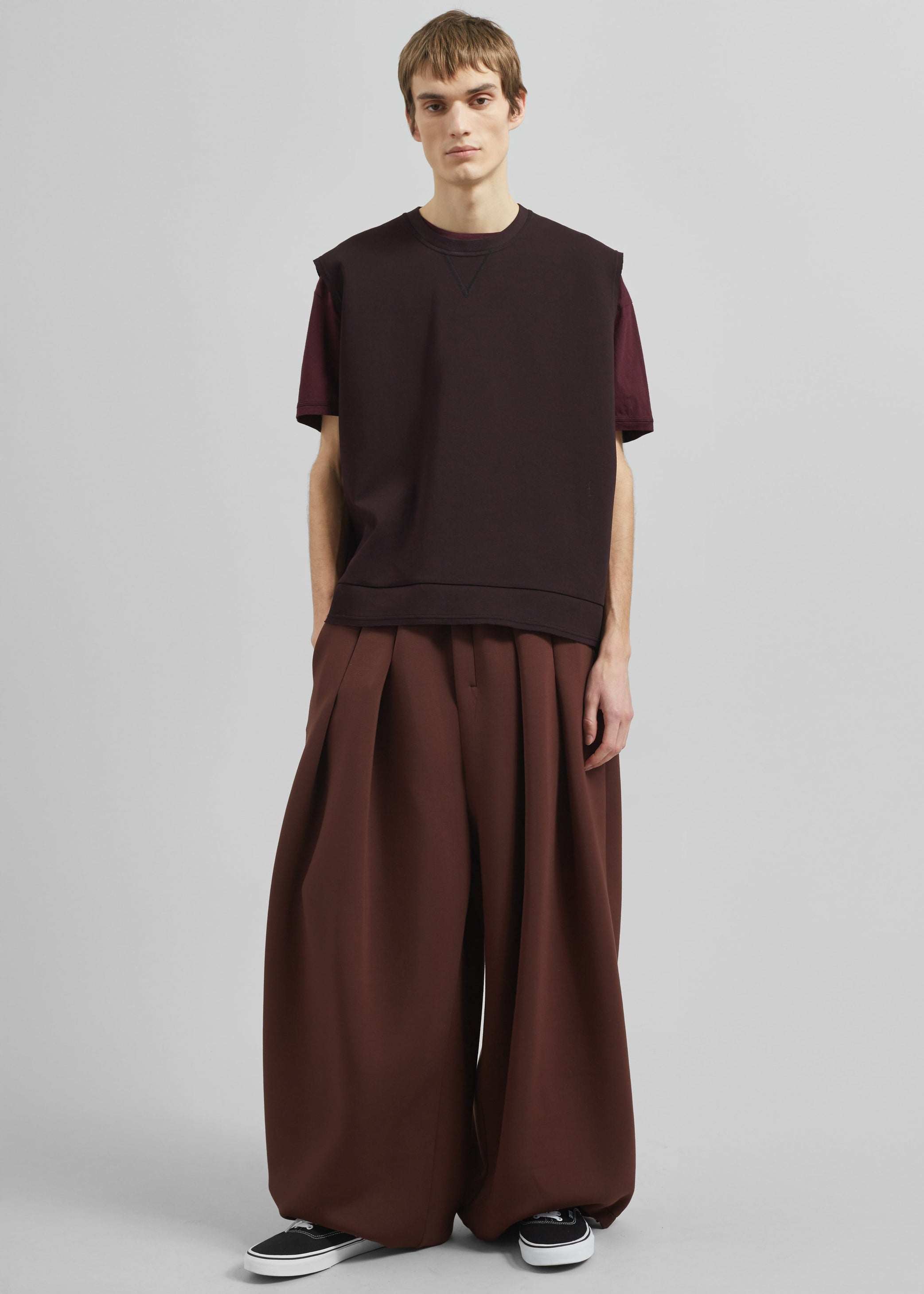 Shop the look image for Laos Tank Top - Dark Plum