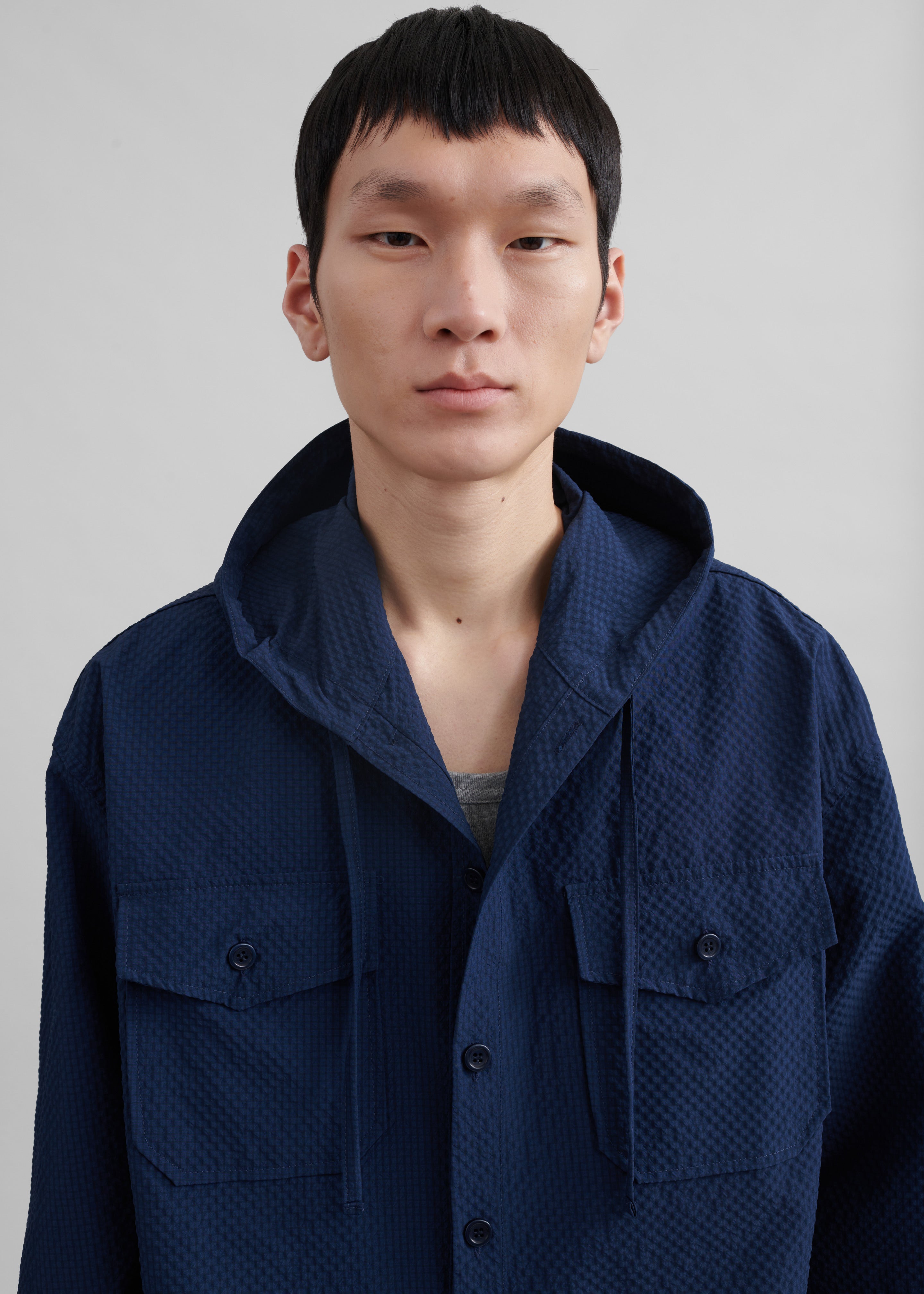 Lars Hooded Jacket - Navy - 6