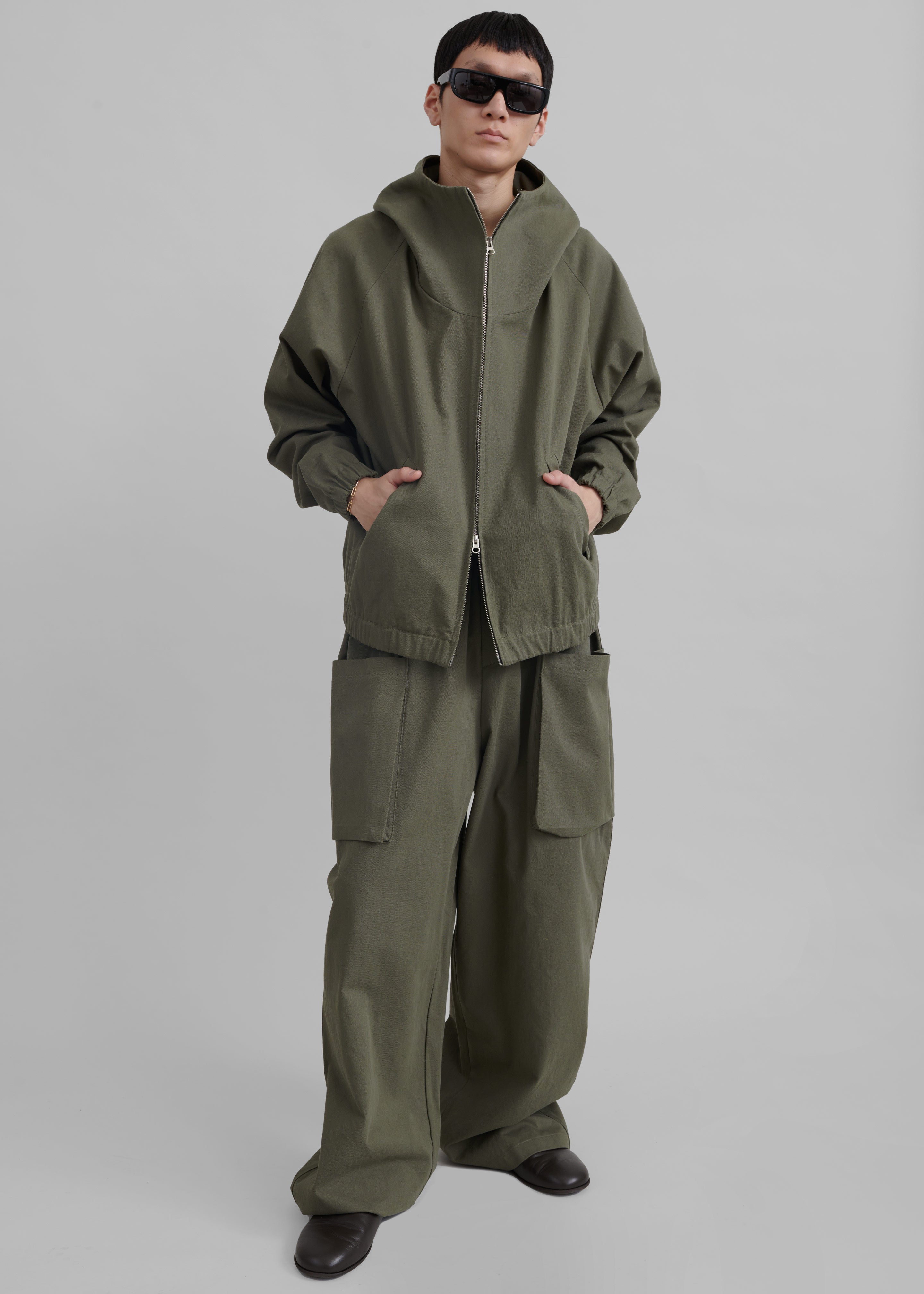 Lauri Drawstring Cargo Pants - Khaki - 6