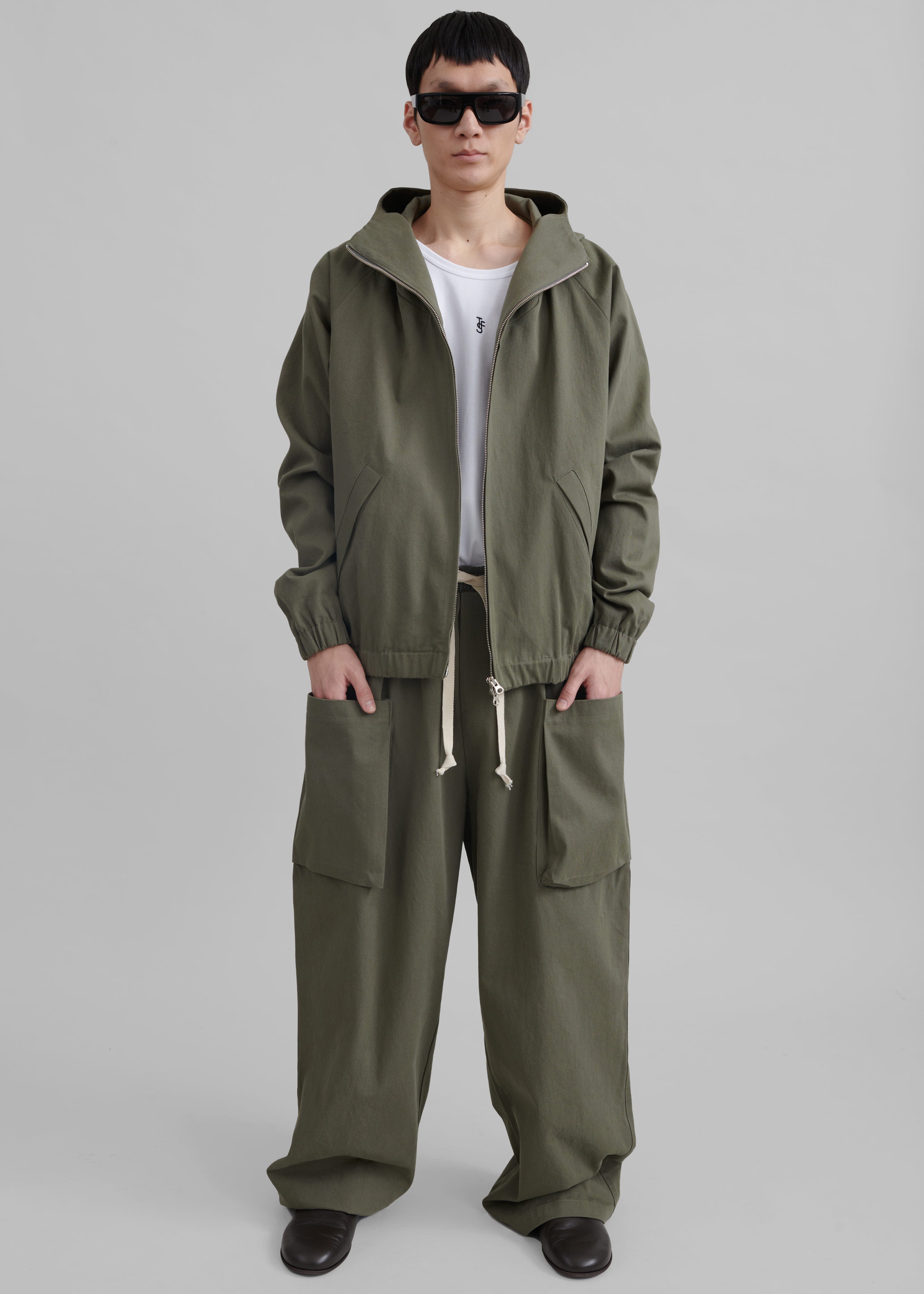 Lauri Hooded Jacket - Khaki - 5