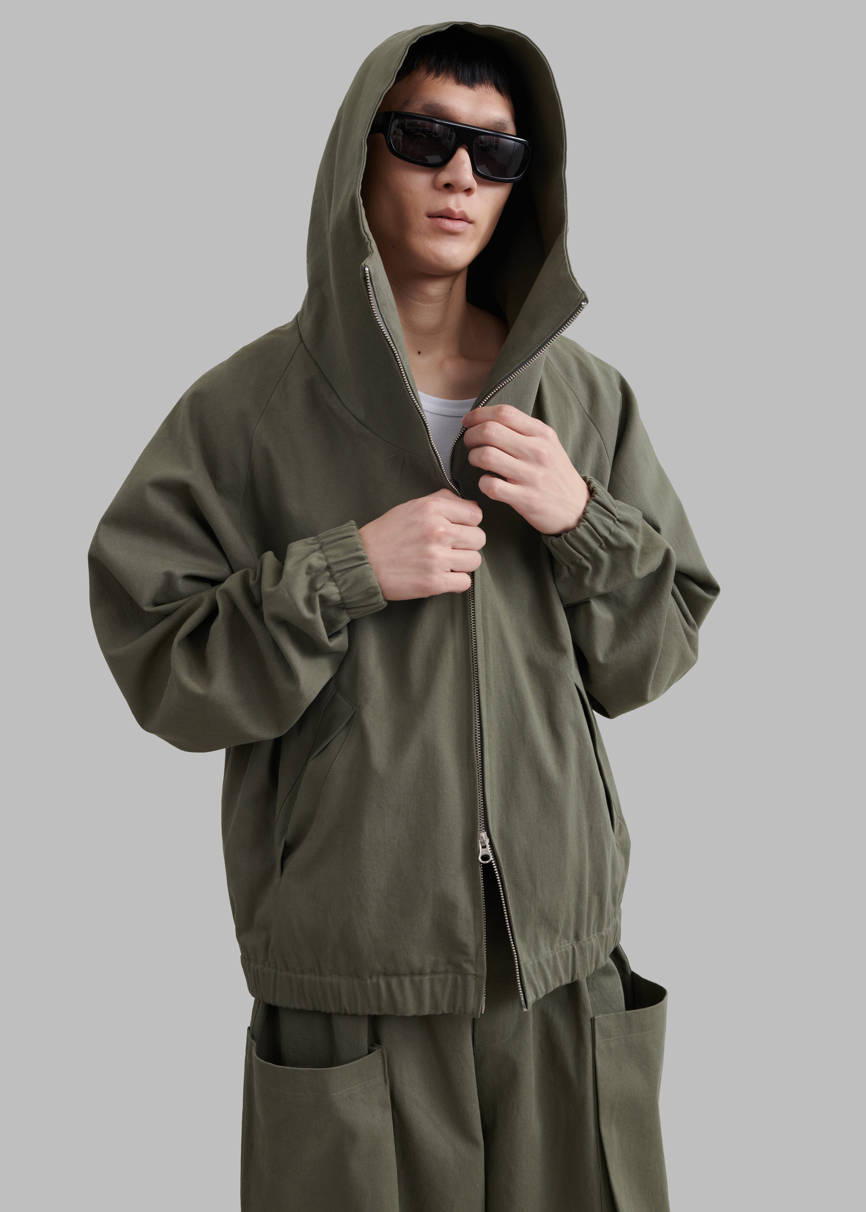 Lauri Hooded Jacket - Khaki - 3