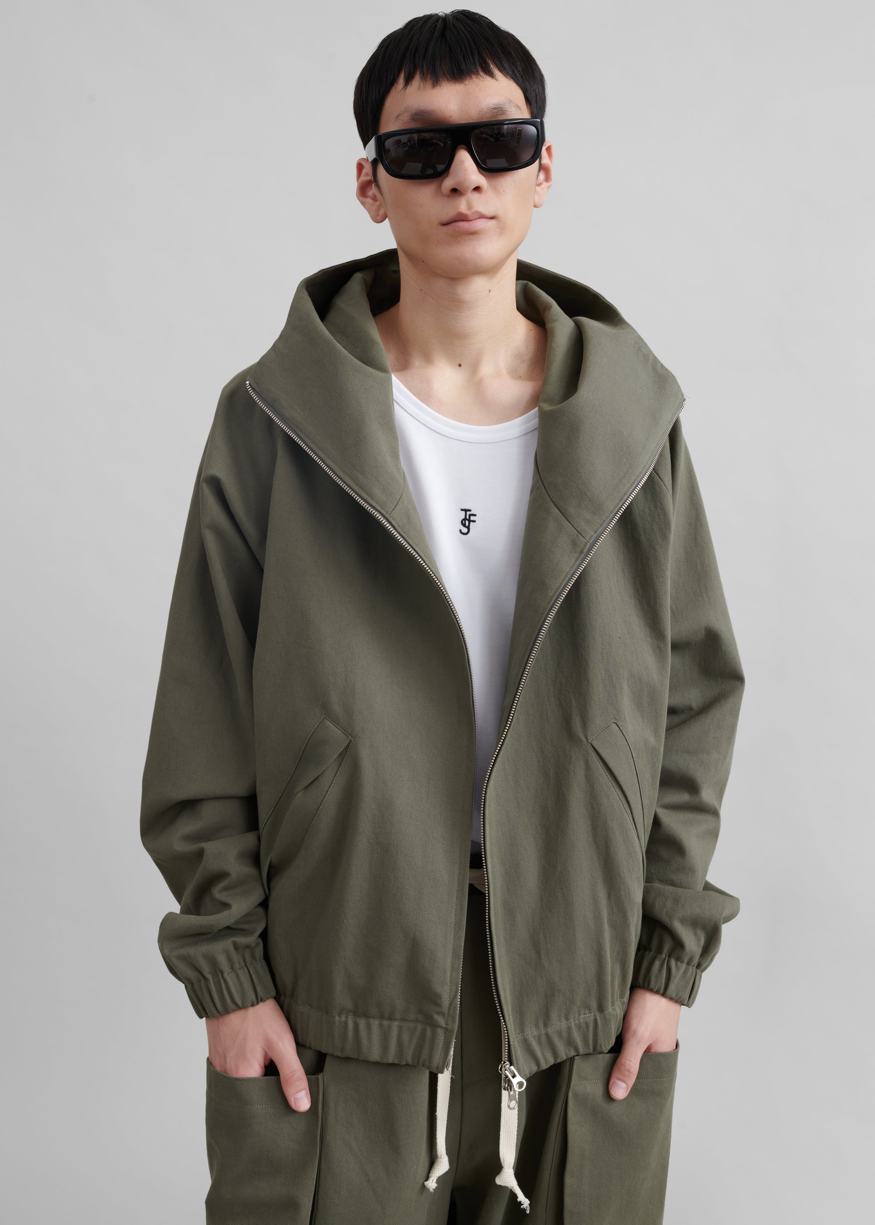 Lauri Hooded Jacket - Khaki - 8