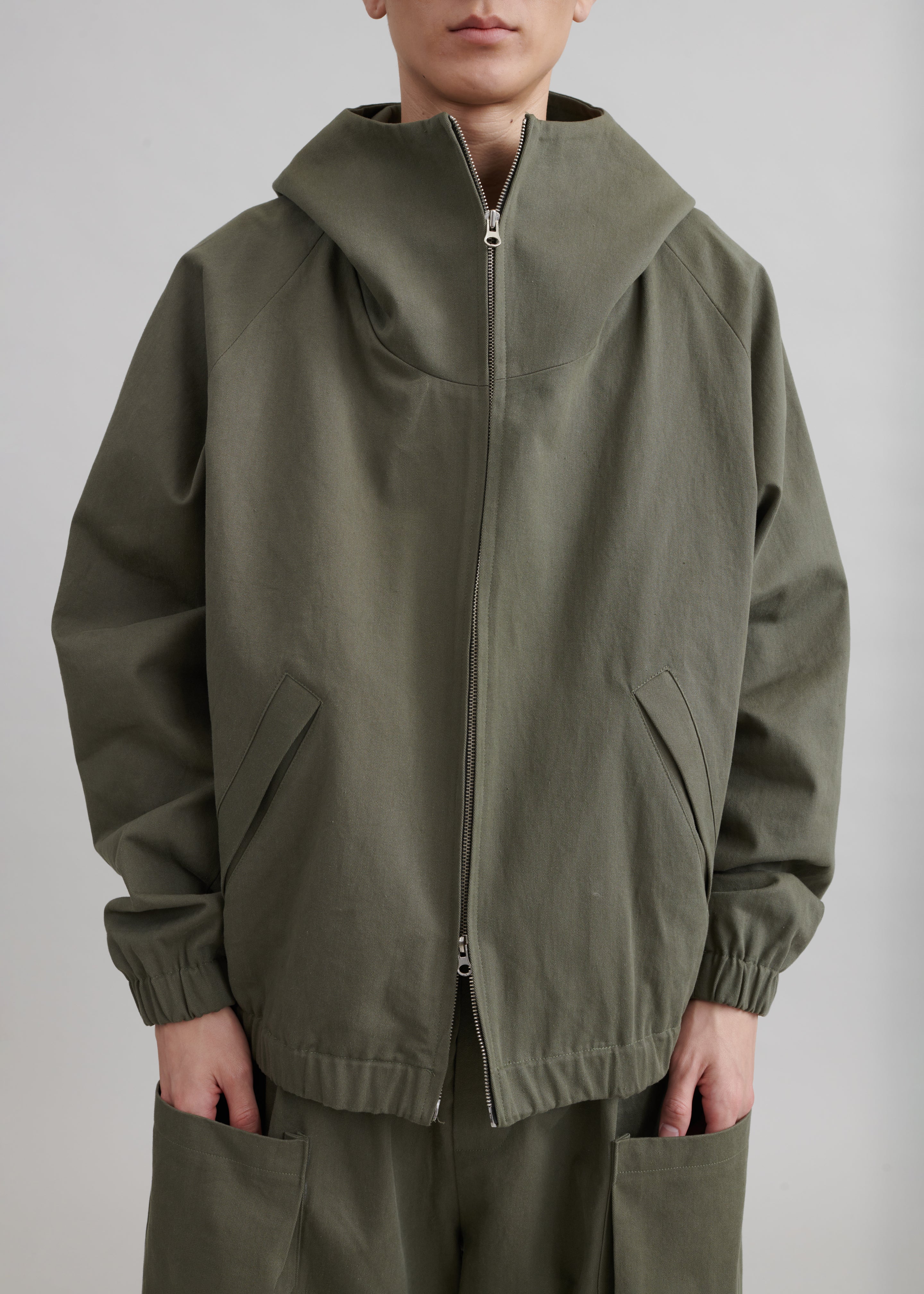 Lauri Hooded Jacket - Khaki - 4