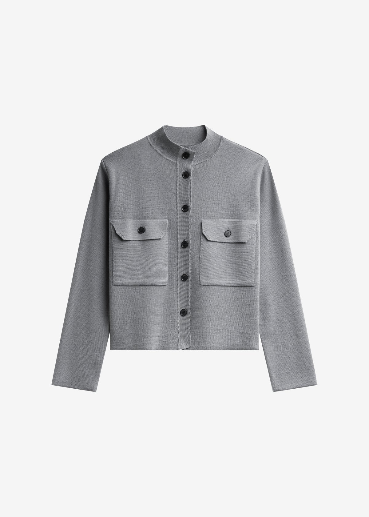 Lavoye Knit Cardigan - Grey