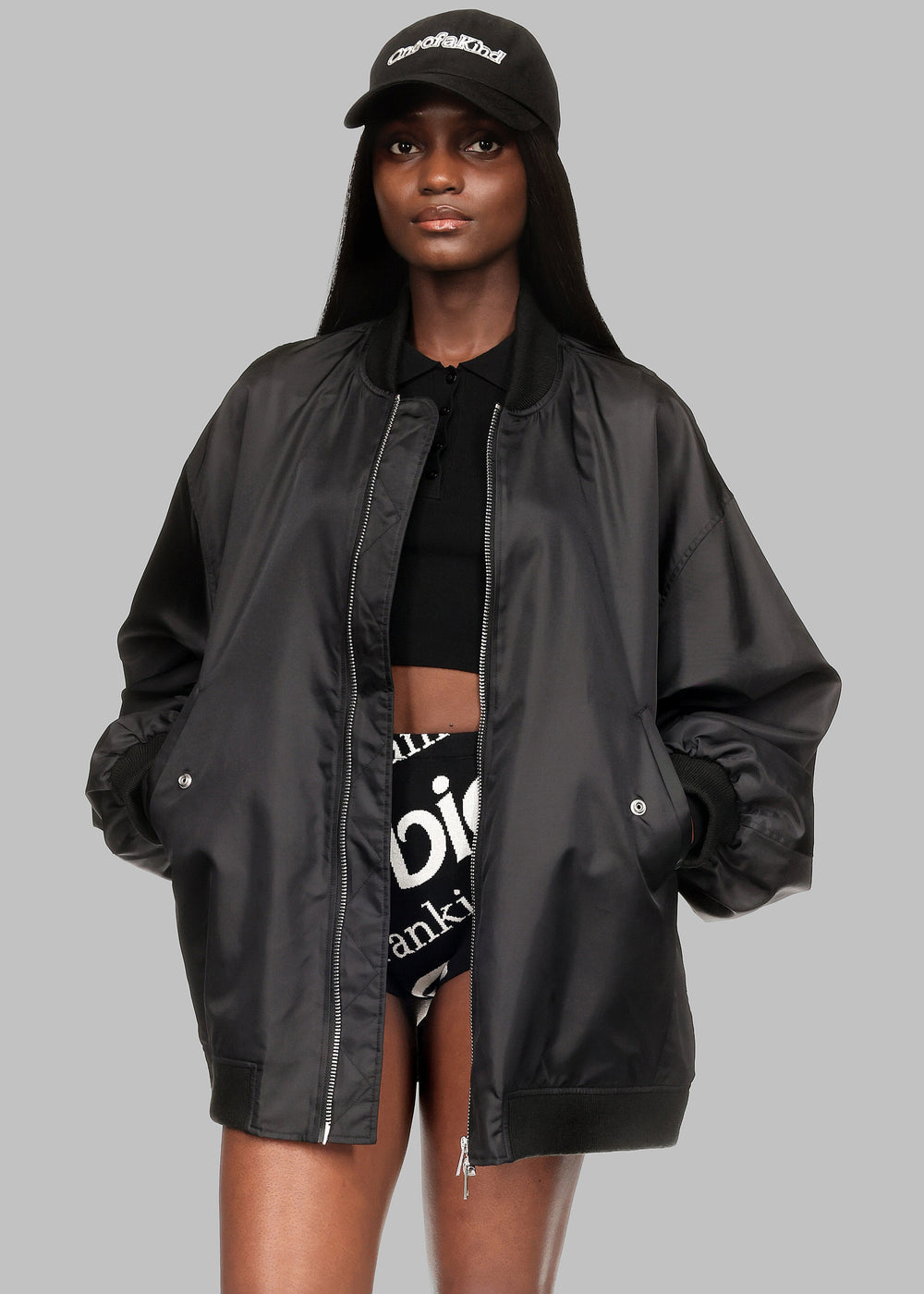 Lawrence Bomber Jacket x Barbie™ - Black - 1