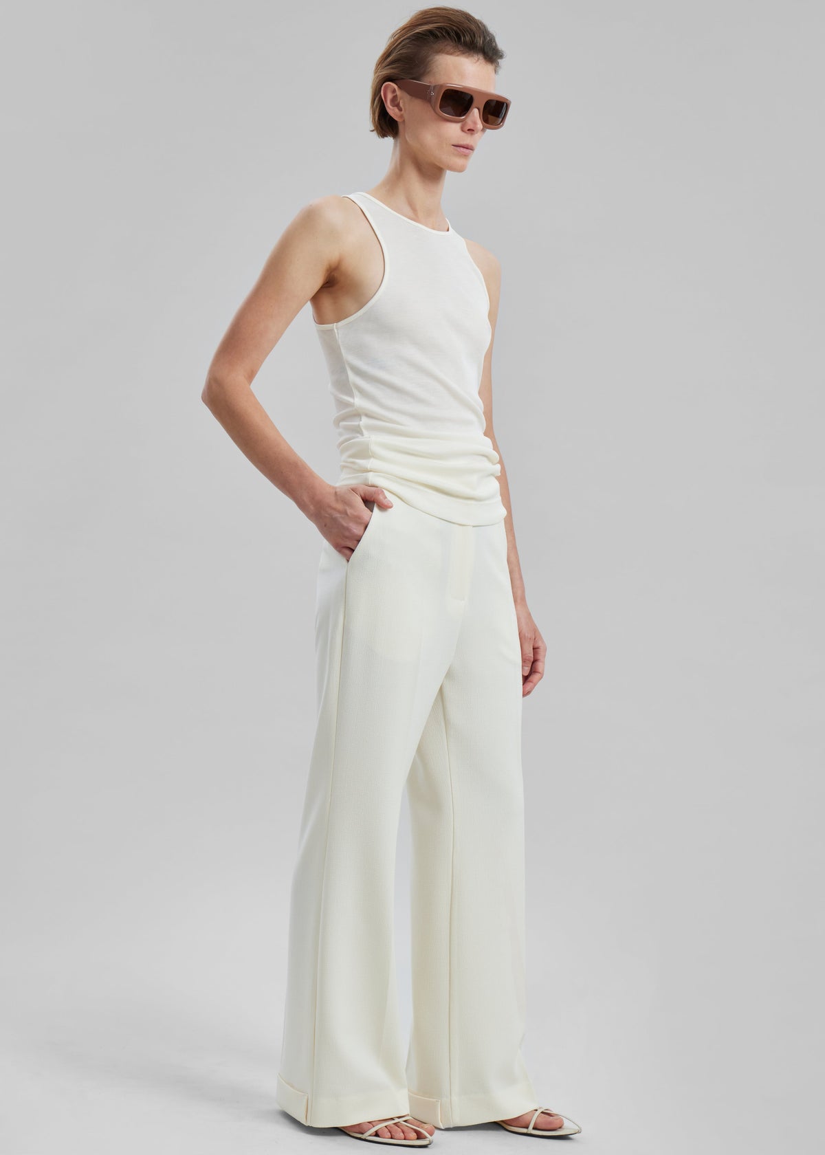 Layne Trousers - Off White - 7