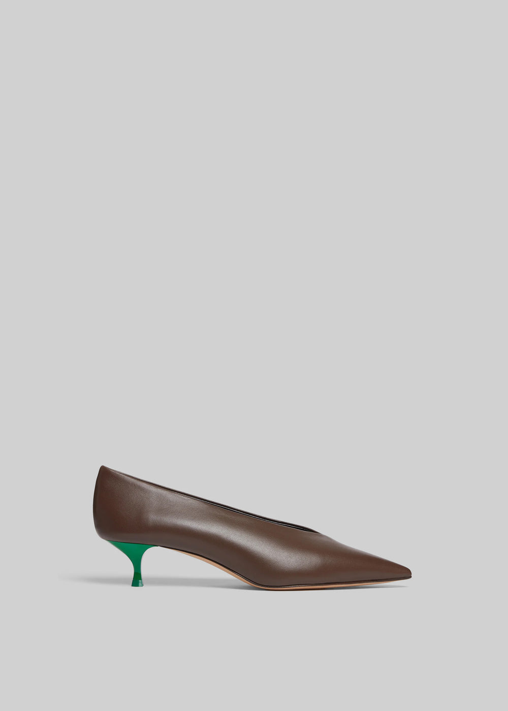 Le Monde Beryl Babouche Kitten Heels - Chocolate - 1