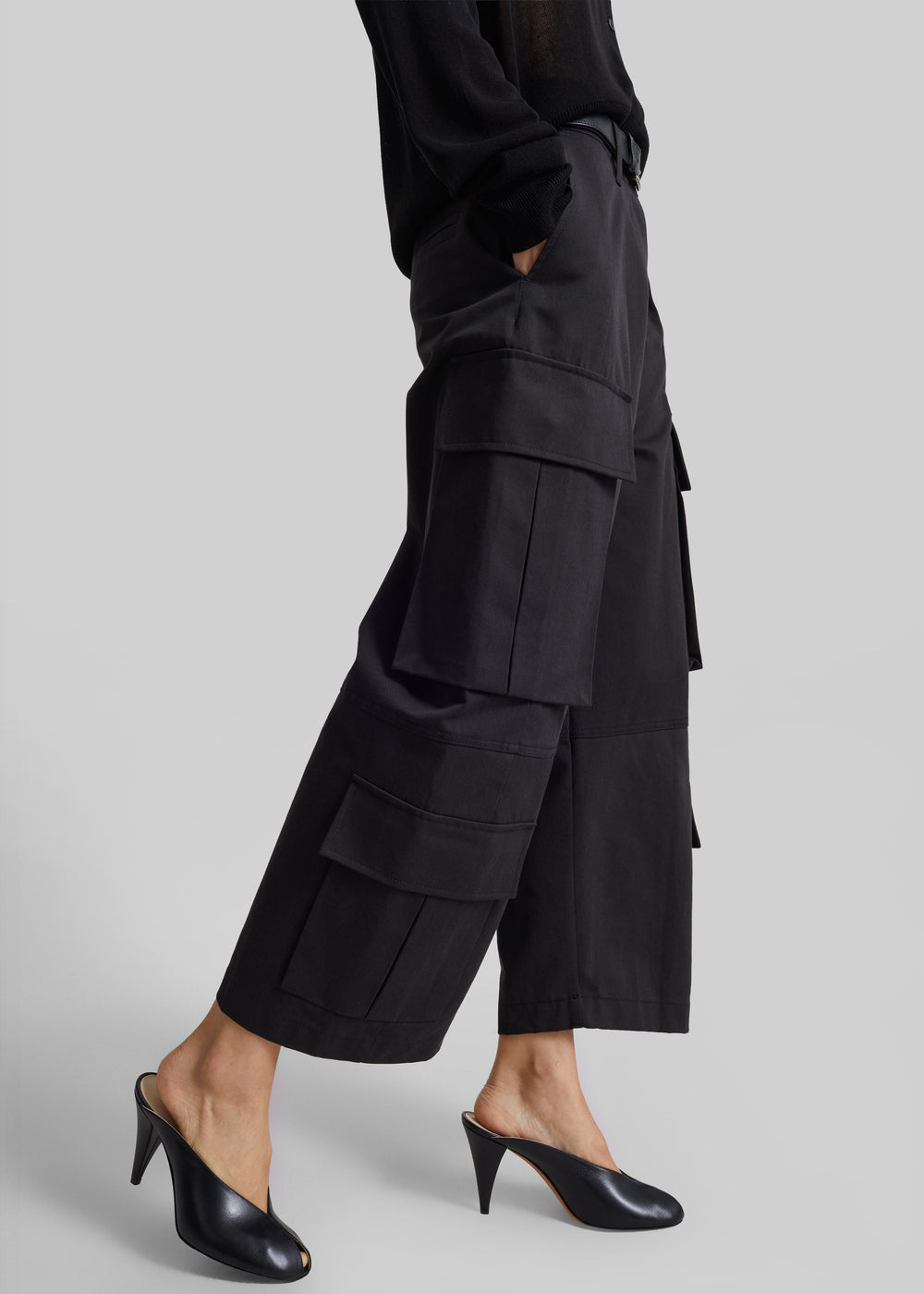 Le Monde Beryl Iris Mules - Black - 1