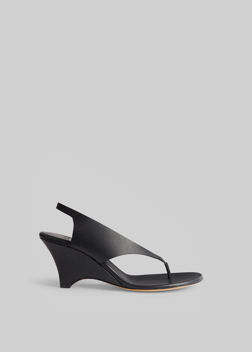 Le Monde Beryl Langley Thong Wedges - Black - 1
