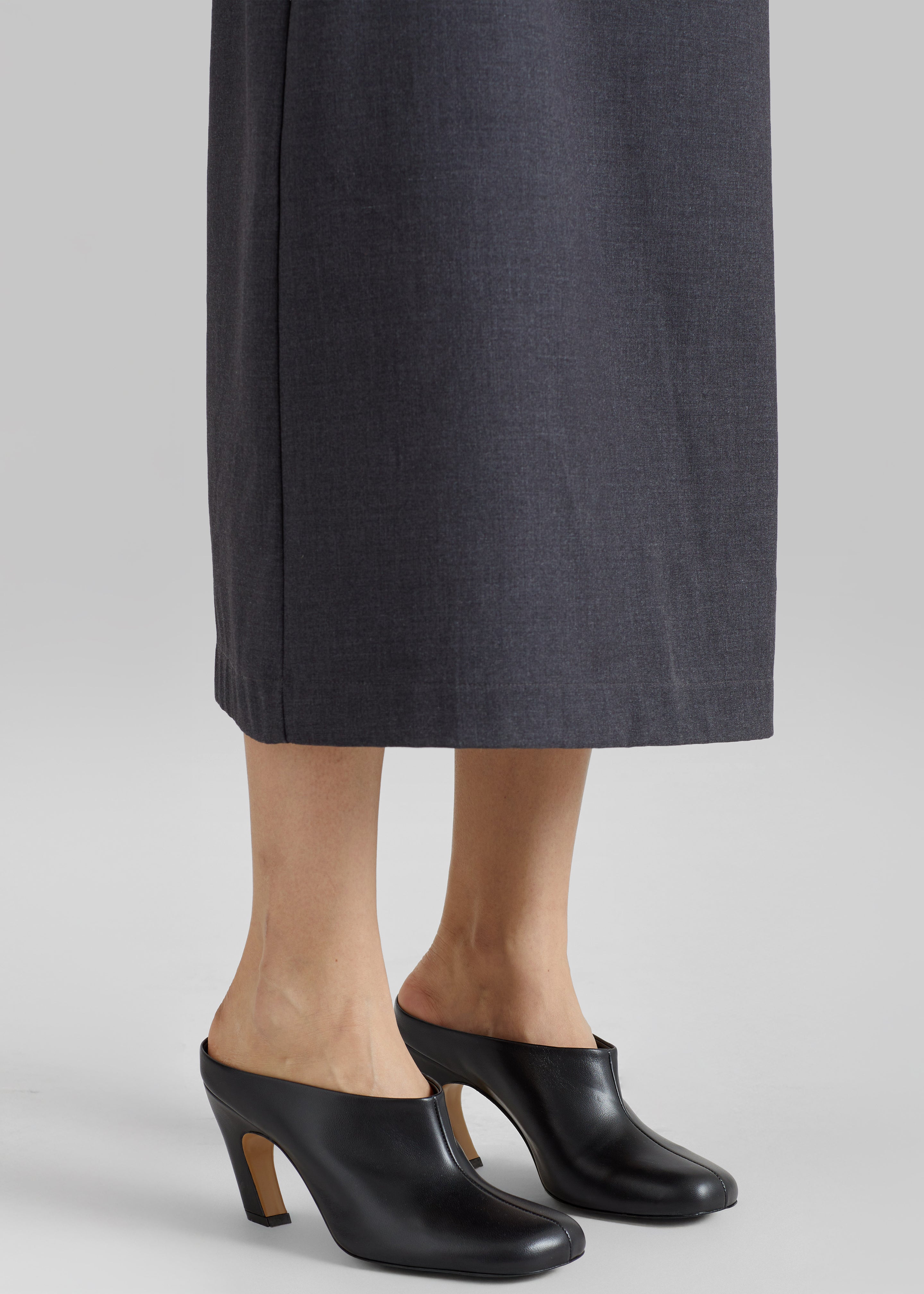 Le Monde Beryl Mica Mules - Black - 5