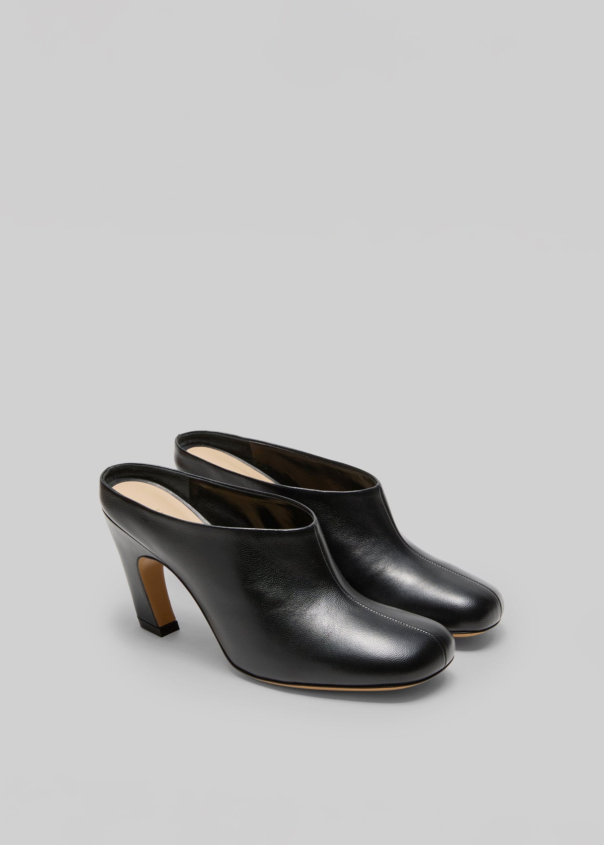 Le Monde Beryl Mica Mules - Black - 1