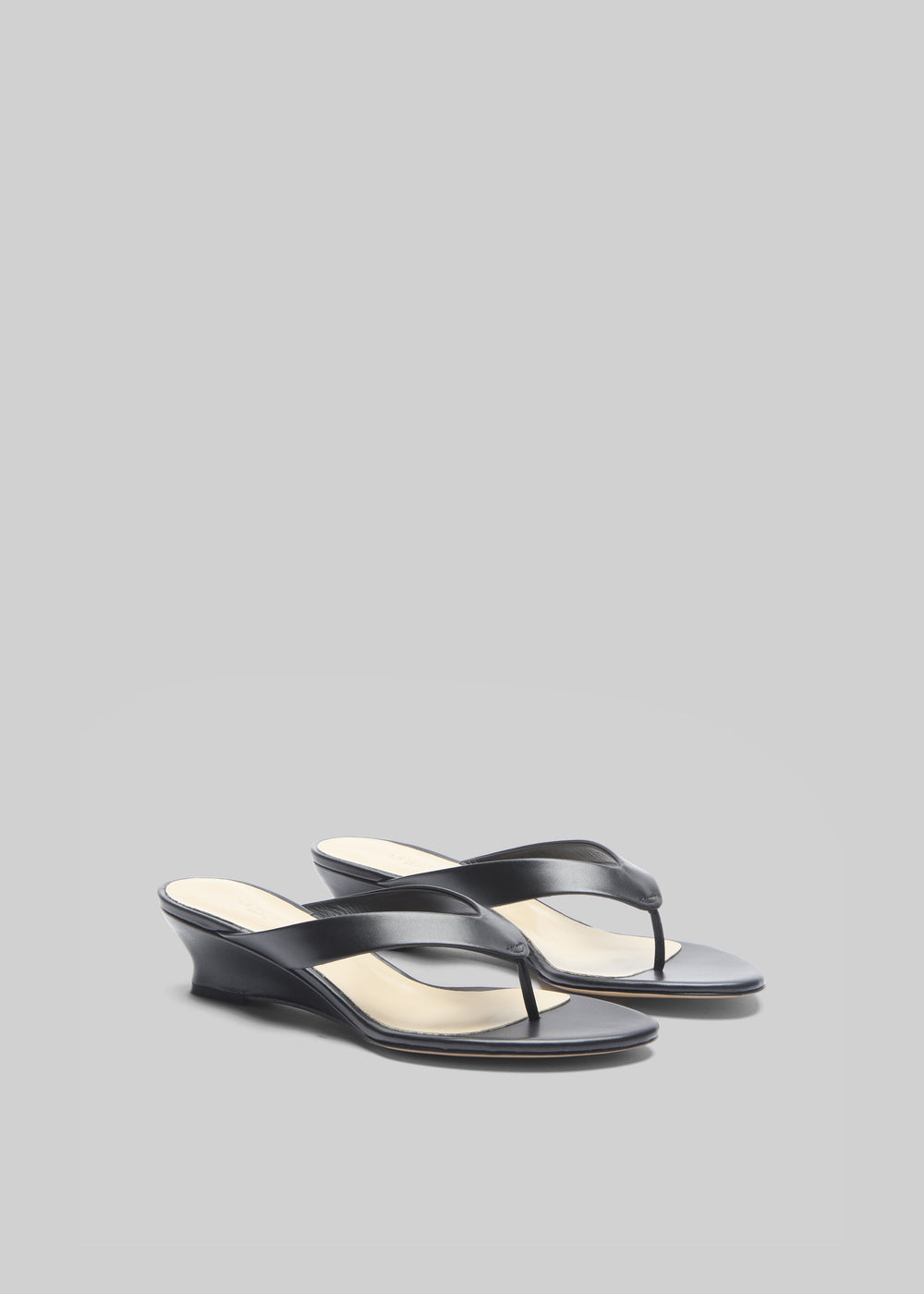 Le Monde Beryl Micro Wedges Thong - Black - 1