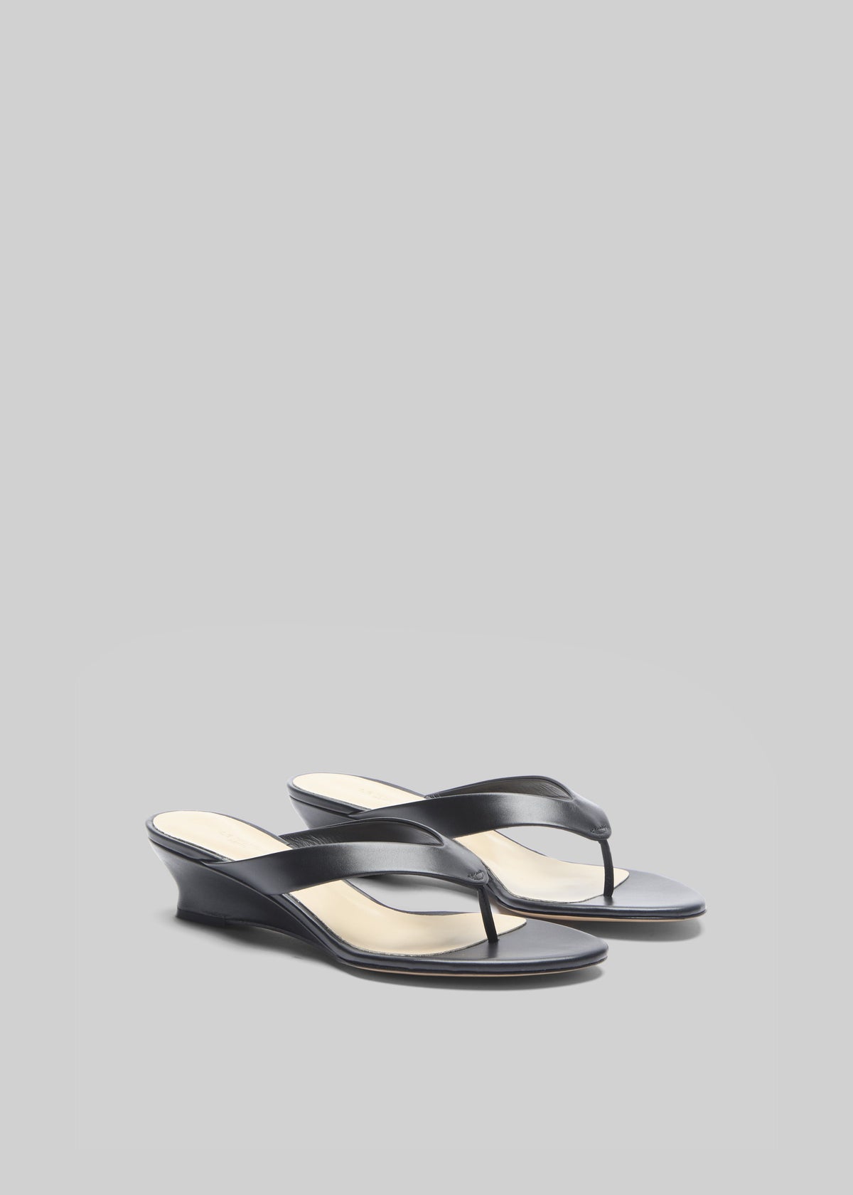 Le Monde Beryl Micro Wedges Thong - Black - 2