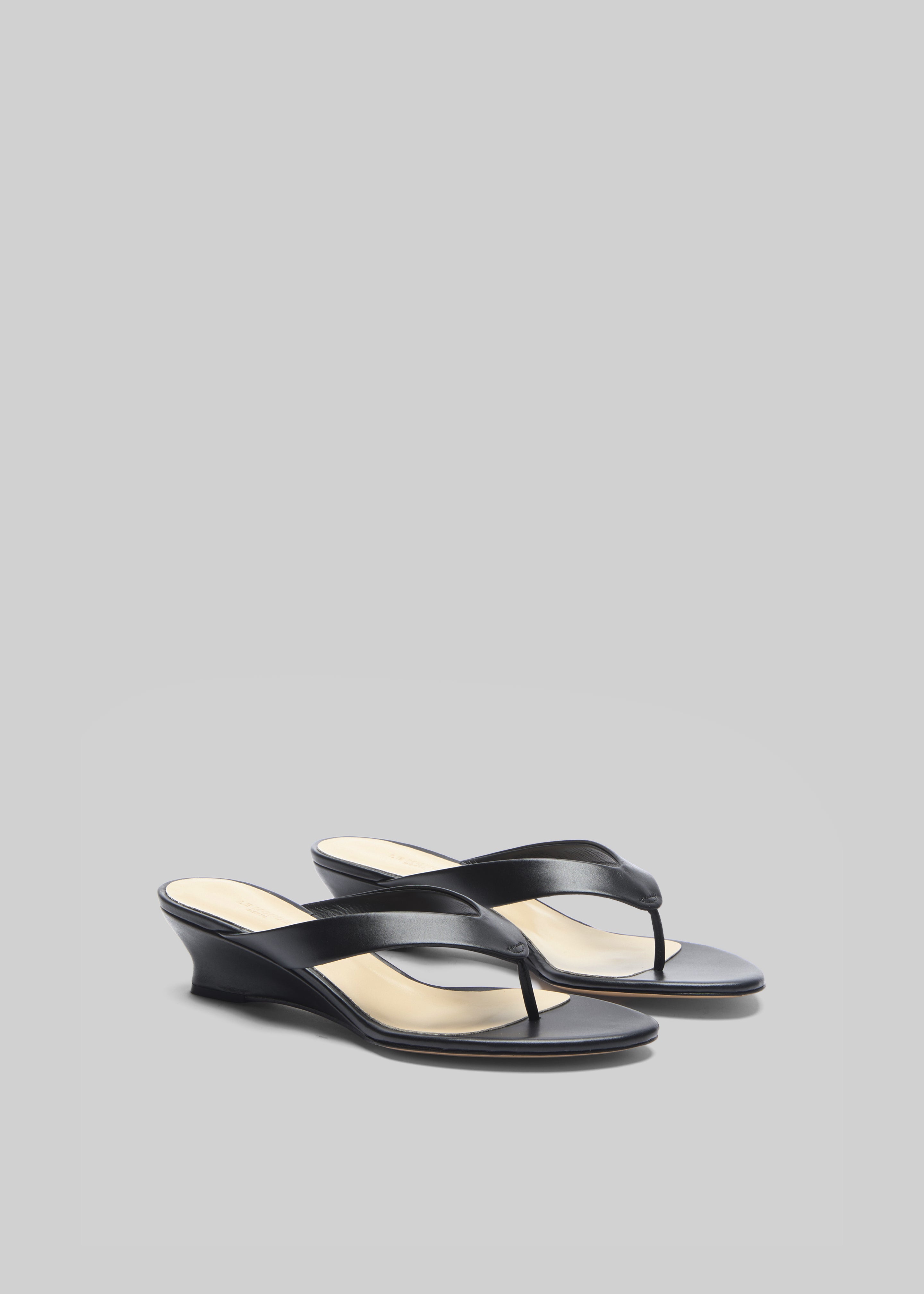 Le Monde Beryl Micro Wedges Thong - Black - 2