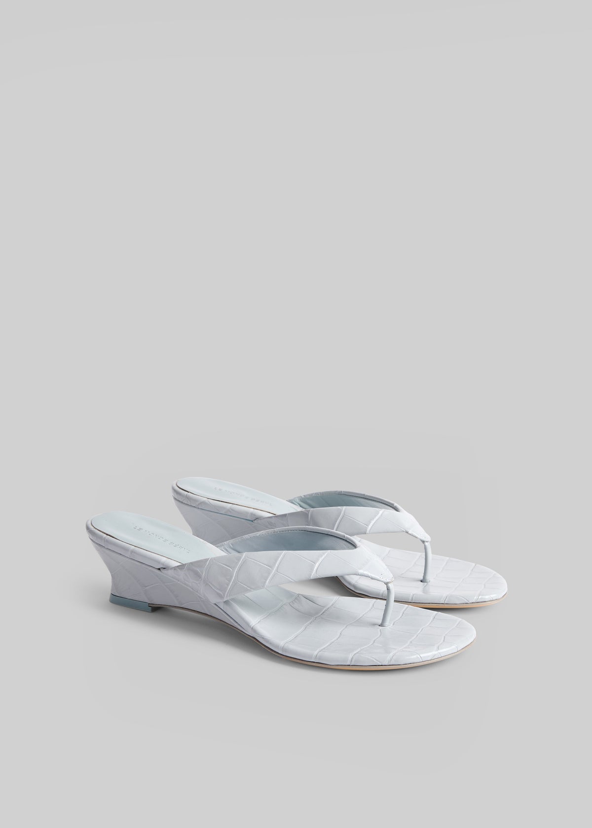 Le Monde Beryl Micro Wedges Thong - Blue - 1