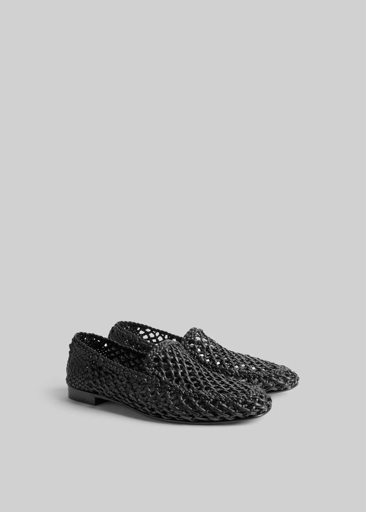 Le Monde Beryl Soft Knotted Loafers - Black - 1