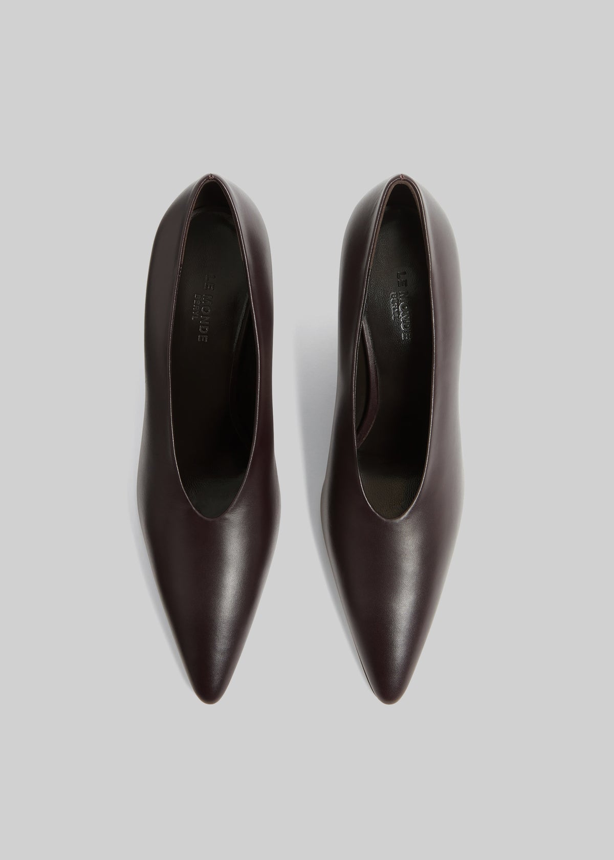 Le Monde Beryl Victoria Decolette Wedges - Plum - 2