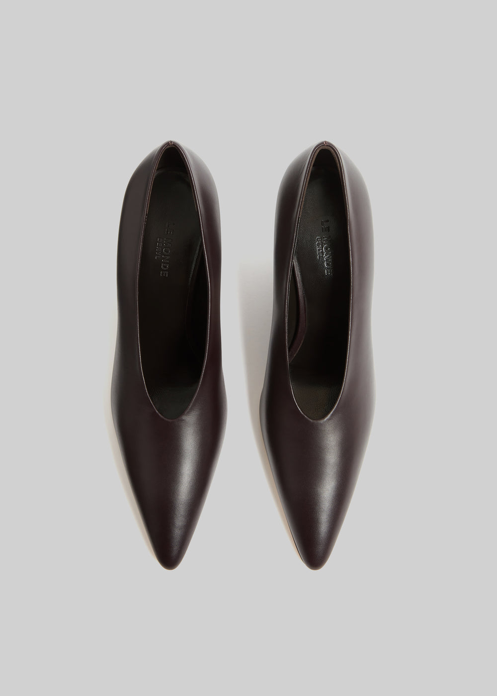 Le Monde Beryl Victoria Decolette Wedges - Plum - 1