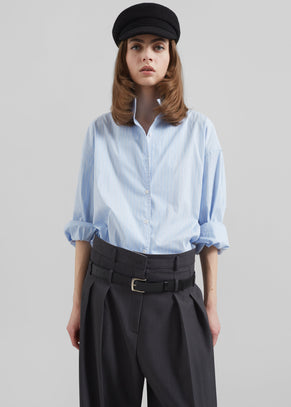 Lecco Striped Shirt - Blue