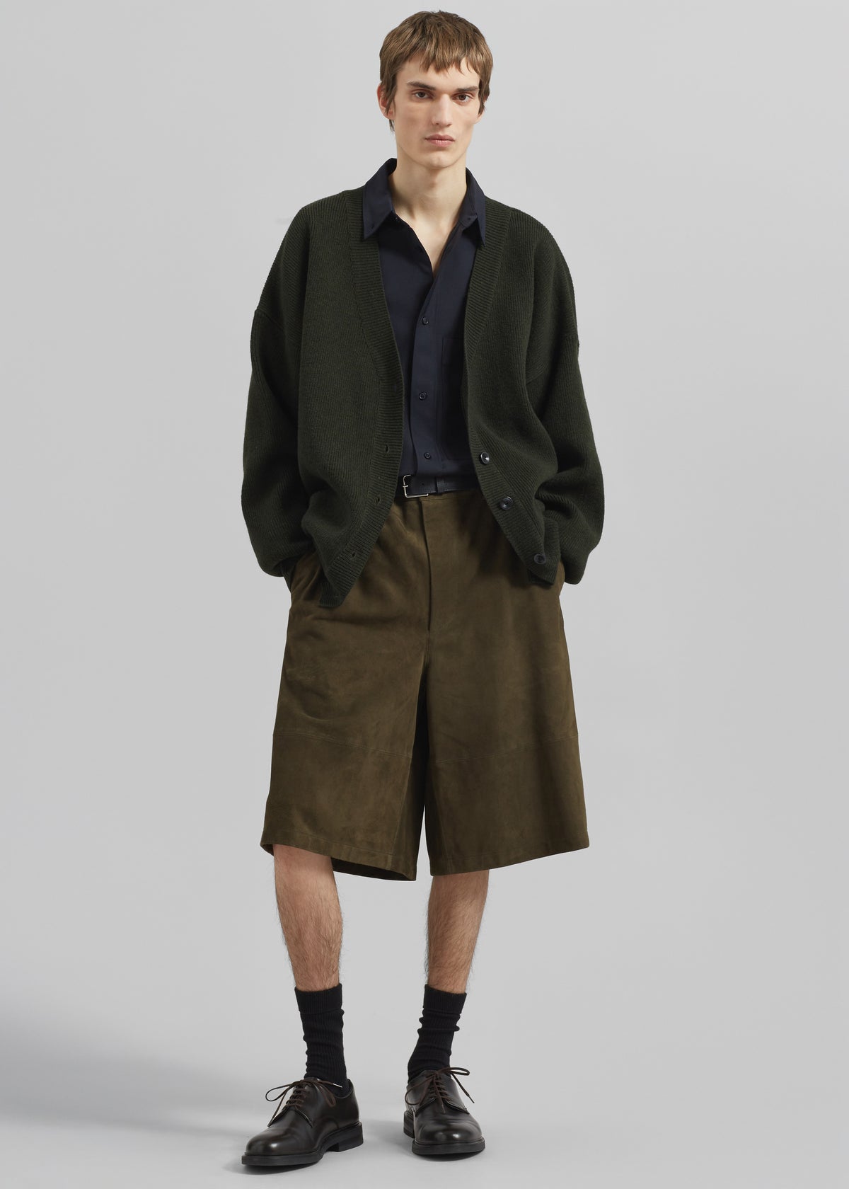 Ledbury Cardigan - Khaki - 6 - [gender-male]