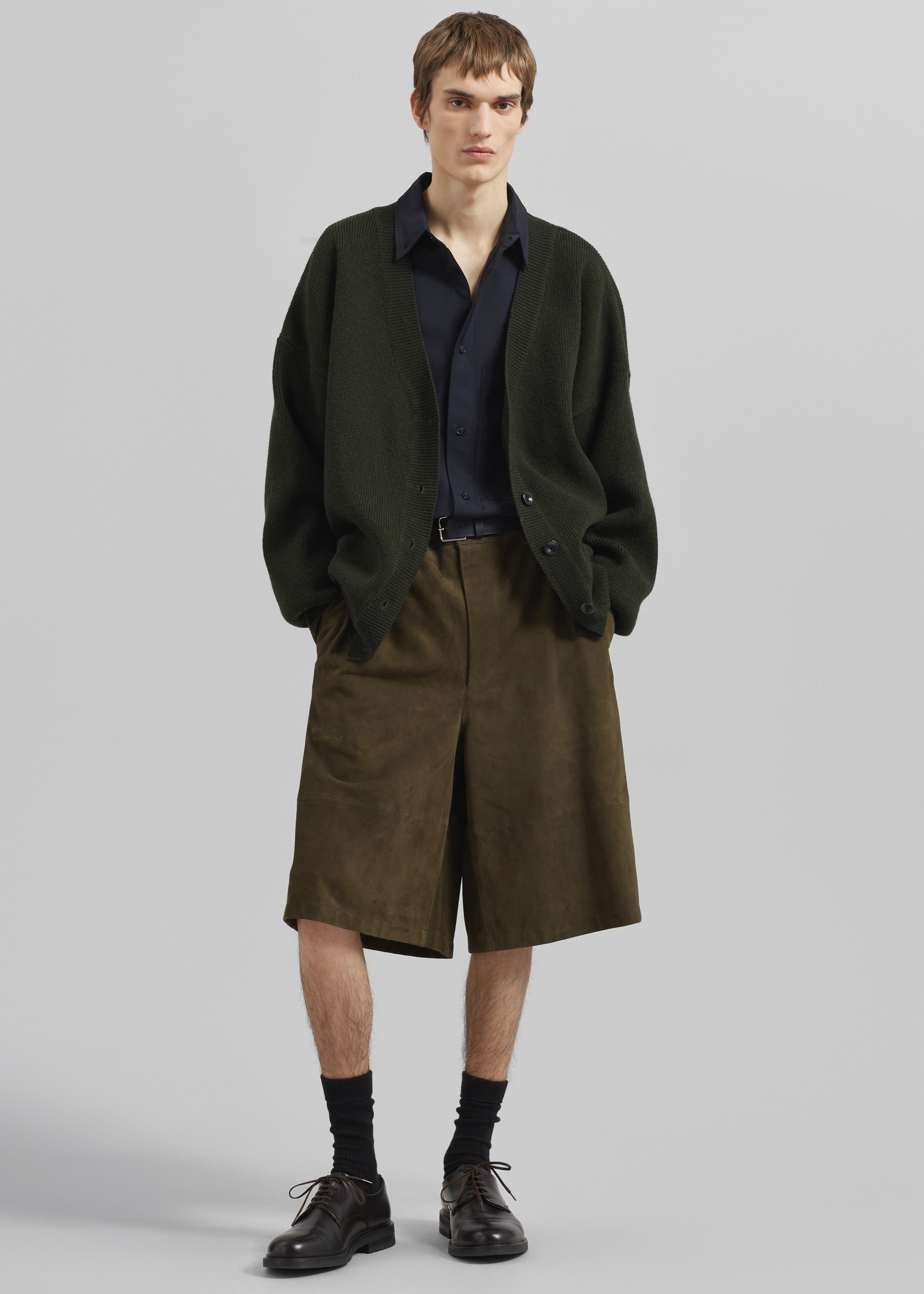 Ledbury Cardigan - Khaki - 6 - [gender-male]
