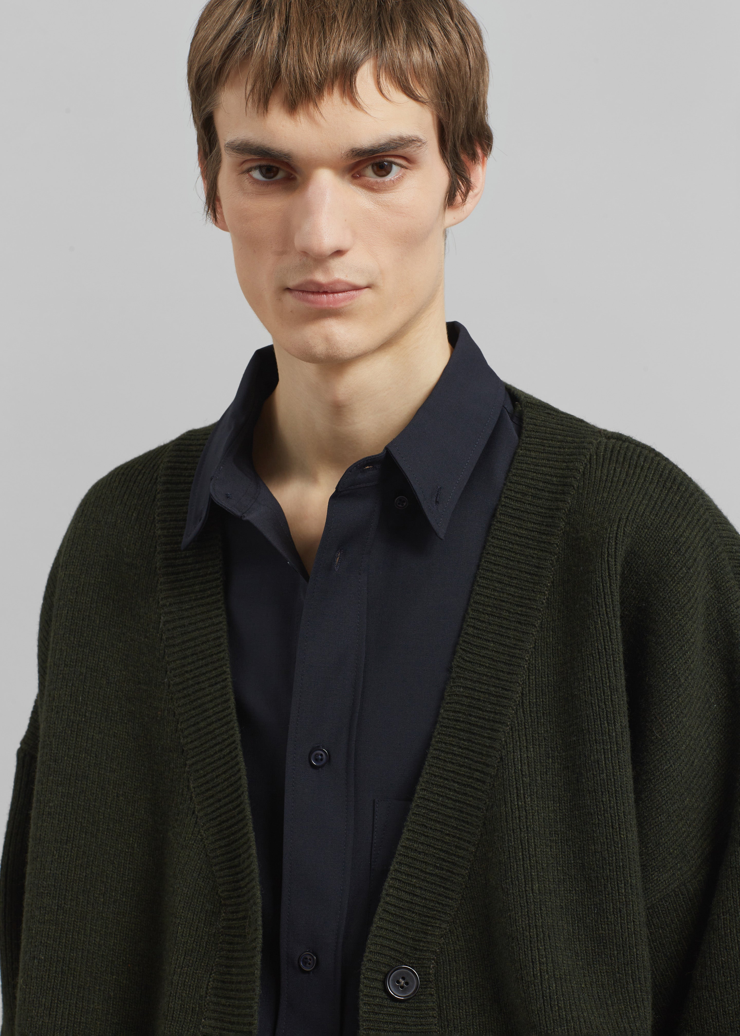 Ledbury Cardigan - Khaki - 11
