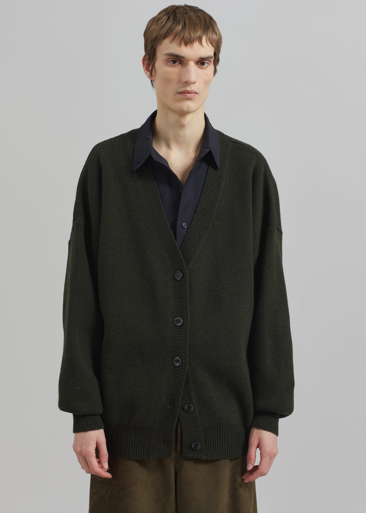 Ledbury Cardigan - Khaki - 13